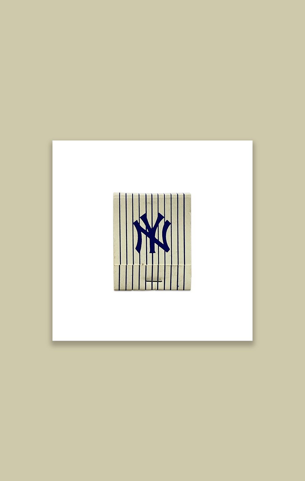 NY Pinstripes Matchbook Print