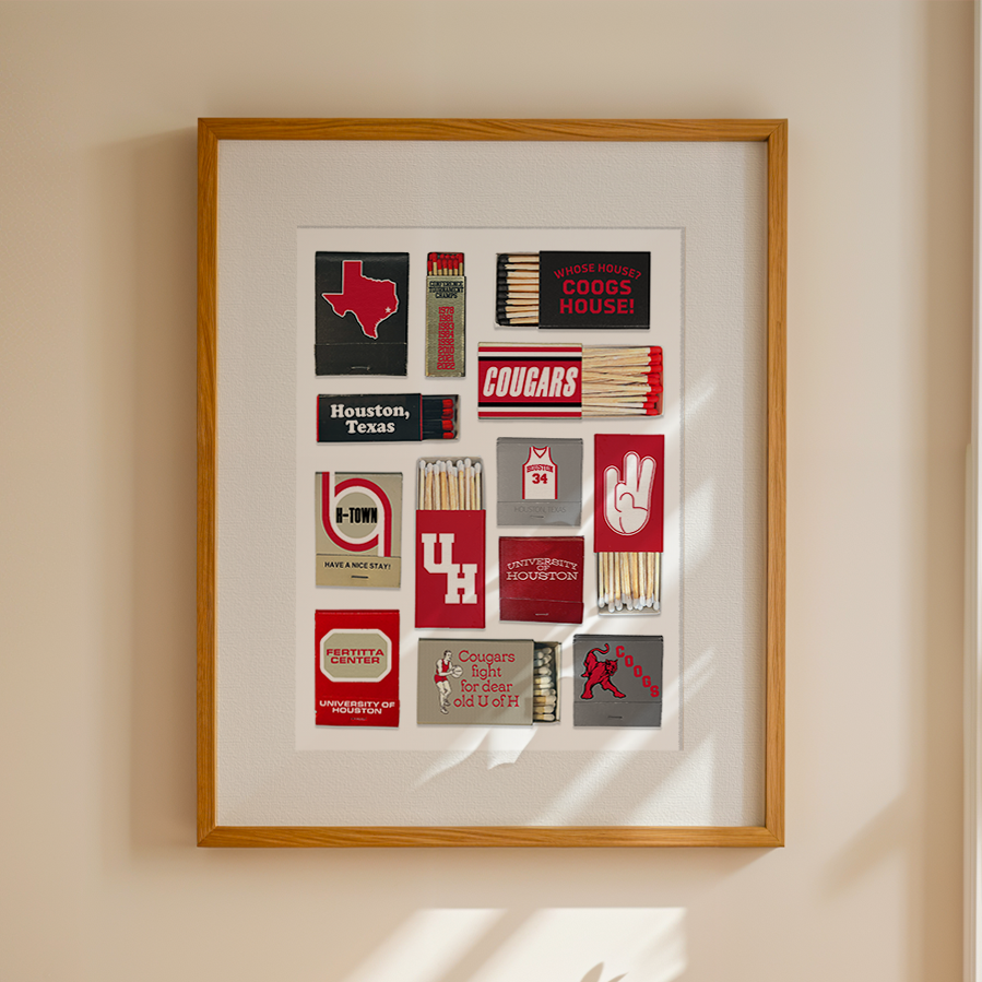 University of Houston Matchbox Collage