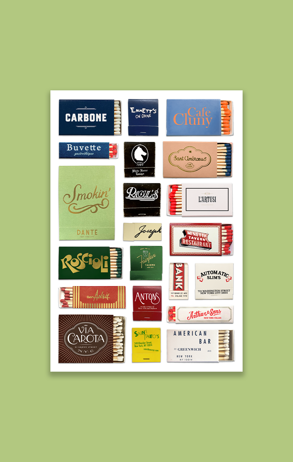 West Village Matchbox Collage - Expanded Edition