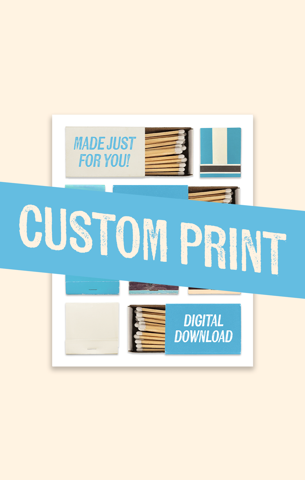 Custom Matchbox Collage - Digital Download