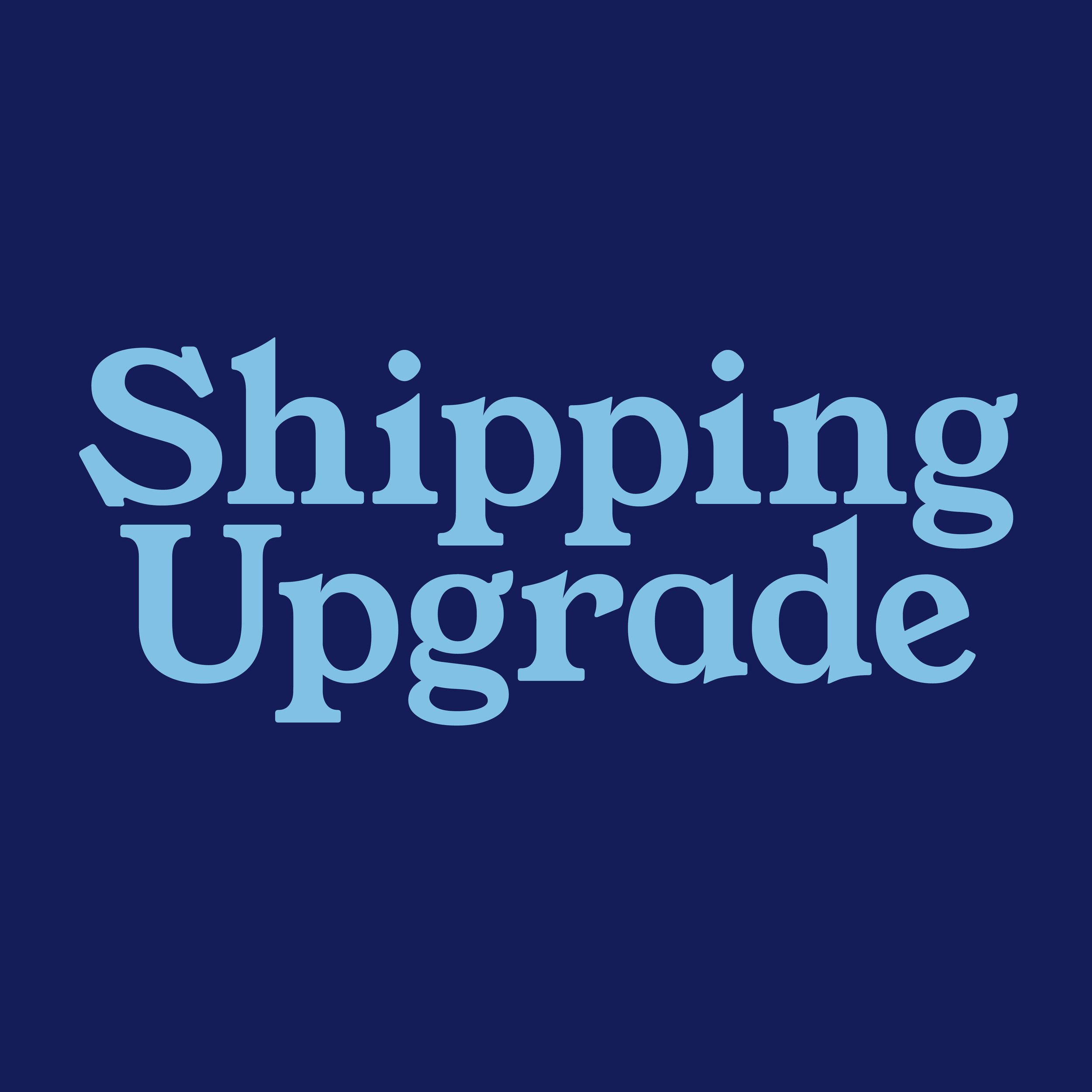 Shipping Upgrade