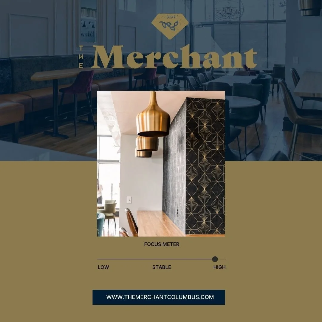 Where great design meets great conversation. 

The Merchant blends modern design with a warm inviting atmosphere, creating a space that feels just as good as it looks. 

Stop in, stay awhile and see what makes it a Columbus favorite.