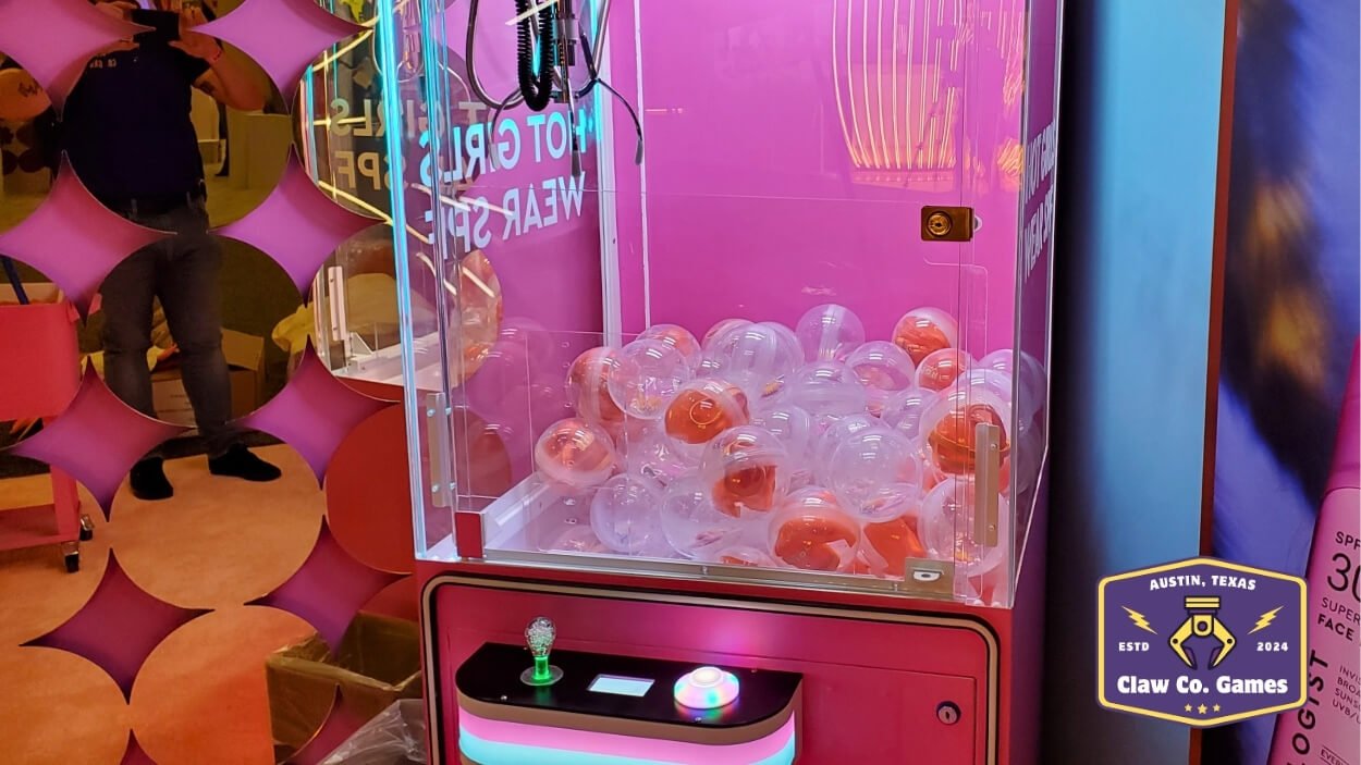Every claw machine we offer can be customized to match your style or brand. For the 2025 Ulta Beauty World, we helped Tanologist transform a claw machine into a must-stop spot!