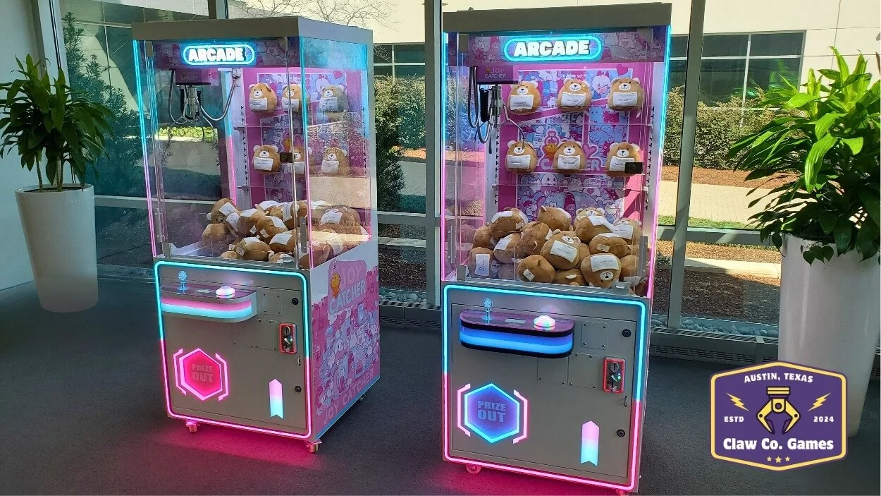 What's better than one claw machine? Two of them! These claw machines will make any office party memorable.