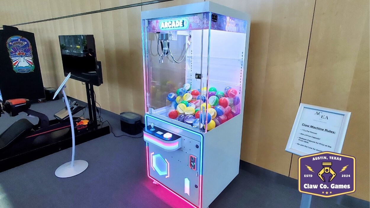Working with the Apple Campus in Austin to create an arcade like experience with a couple claw machines.