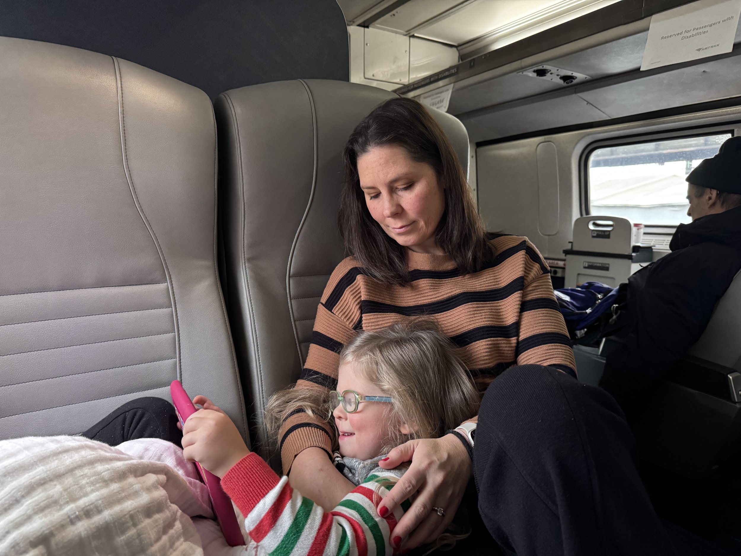 Quiet train ride