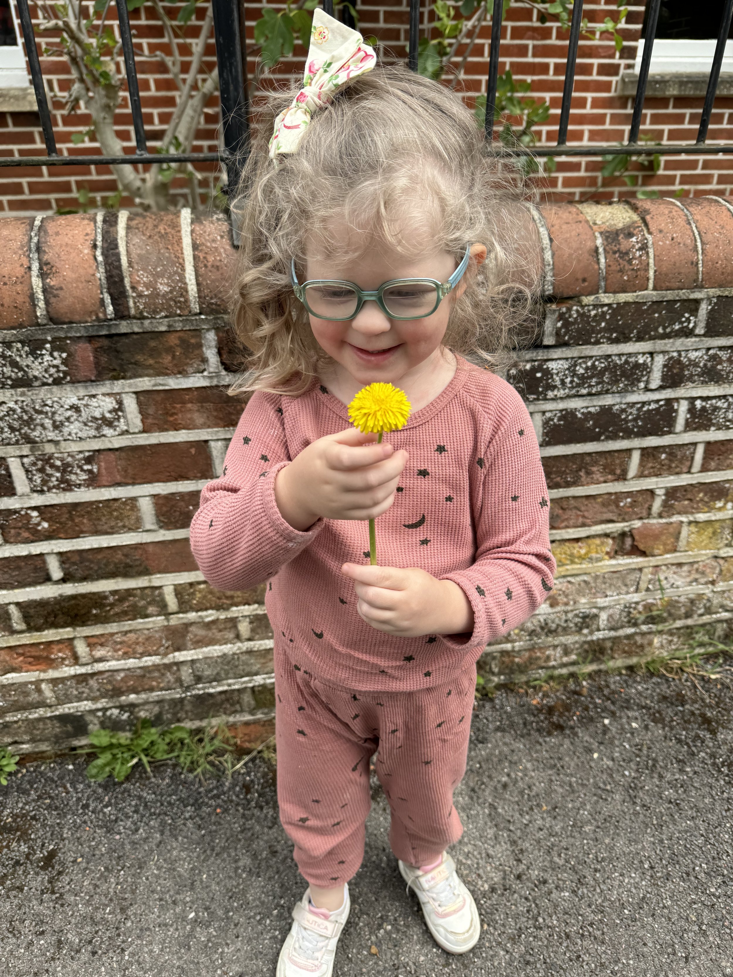 Just a girl and her dandelions