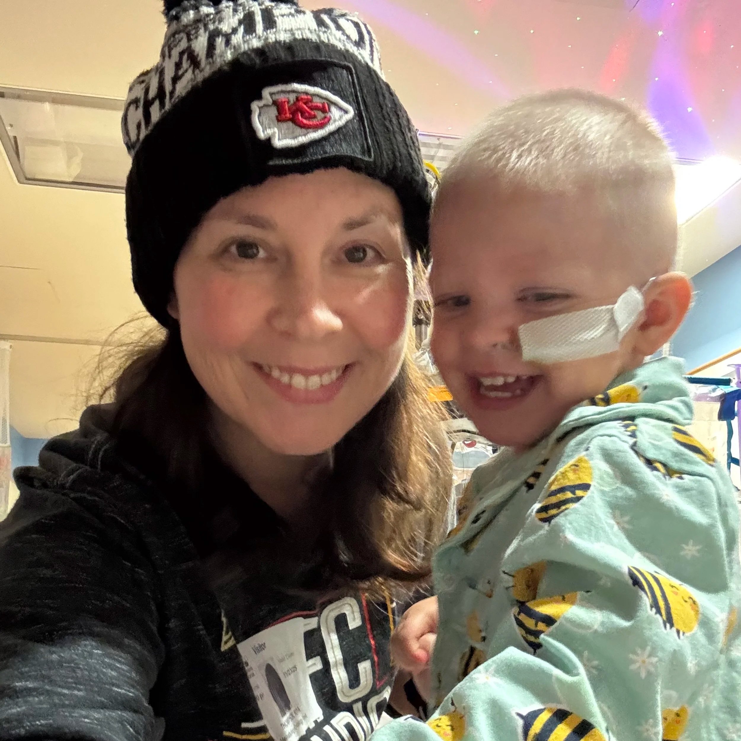 One of many days in the hospital