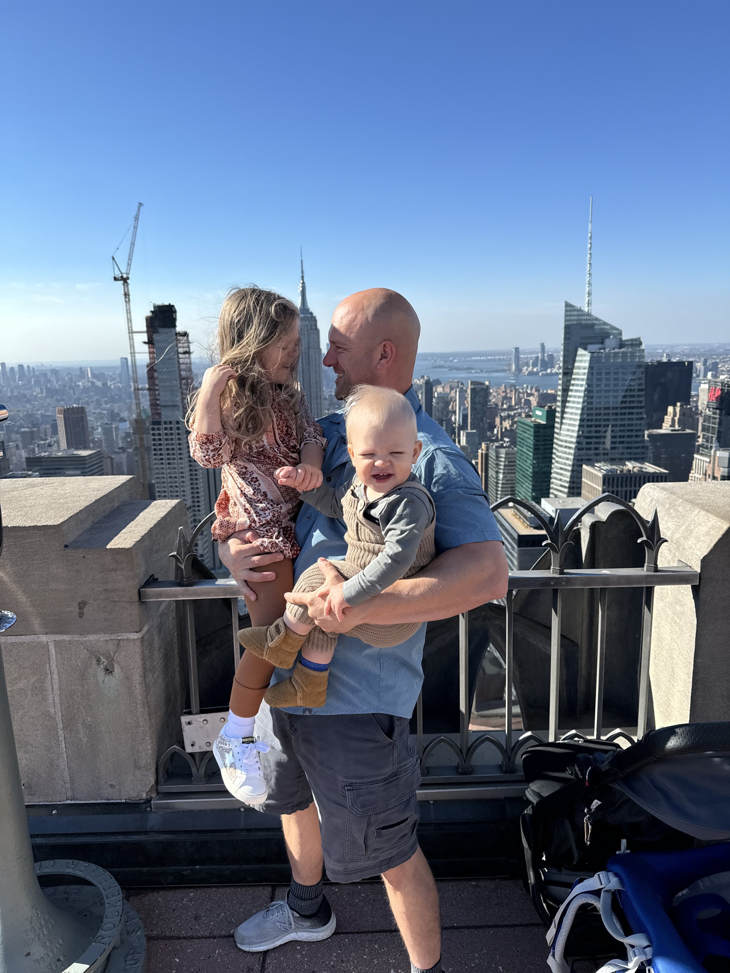 Top of the Rock with the babes