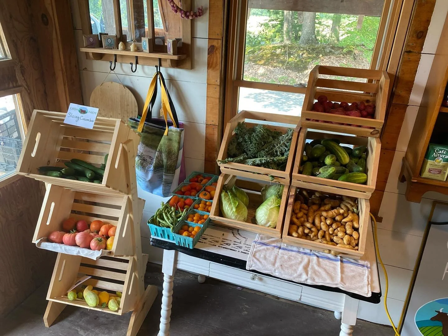 We&rsquo;re open today 10am-5pm and our store is packed with fresh produce, bread, pastured meats and so much more!