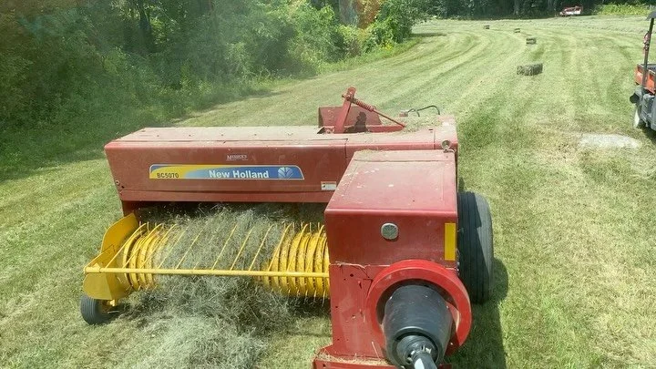 Making hay while the sun shines!