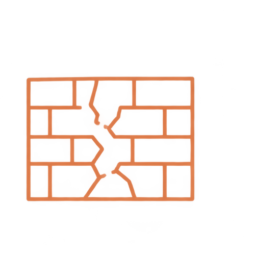 Structural brick crack repair