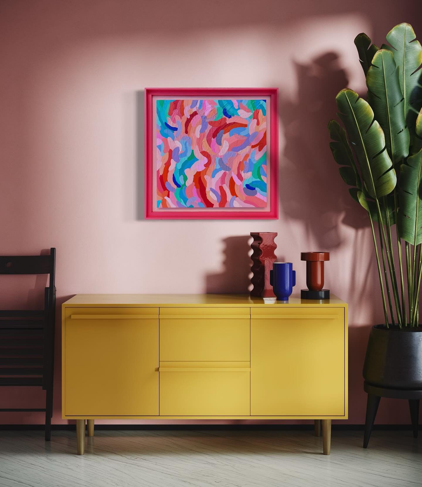 🌸🍭Candy Bloom 🍭🌸 60x60cm framed, textured, gorgeous and ready for her forever home! This baby is available exclusively via Tooting Bec&rsquo;s @magan_gallery_london until 7th June as part of their Spring Tide exhibit!

Monday, Tuesday, Friday: 11