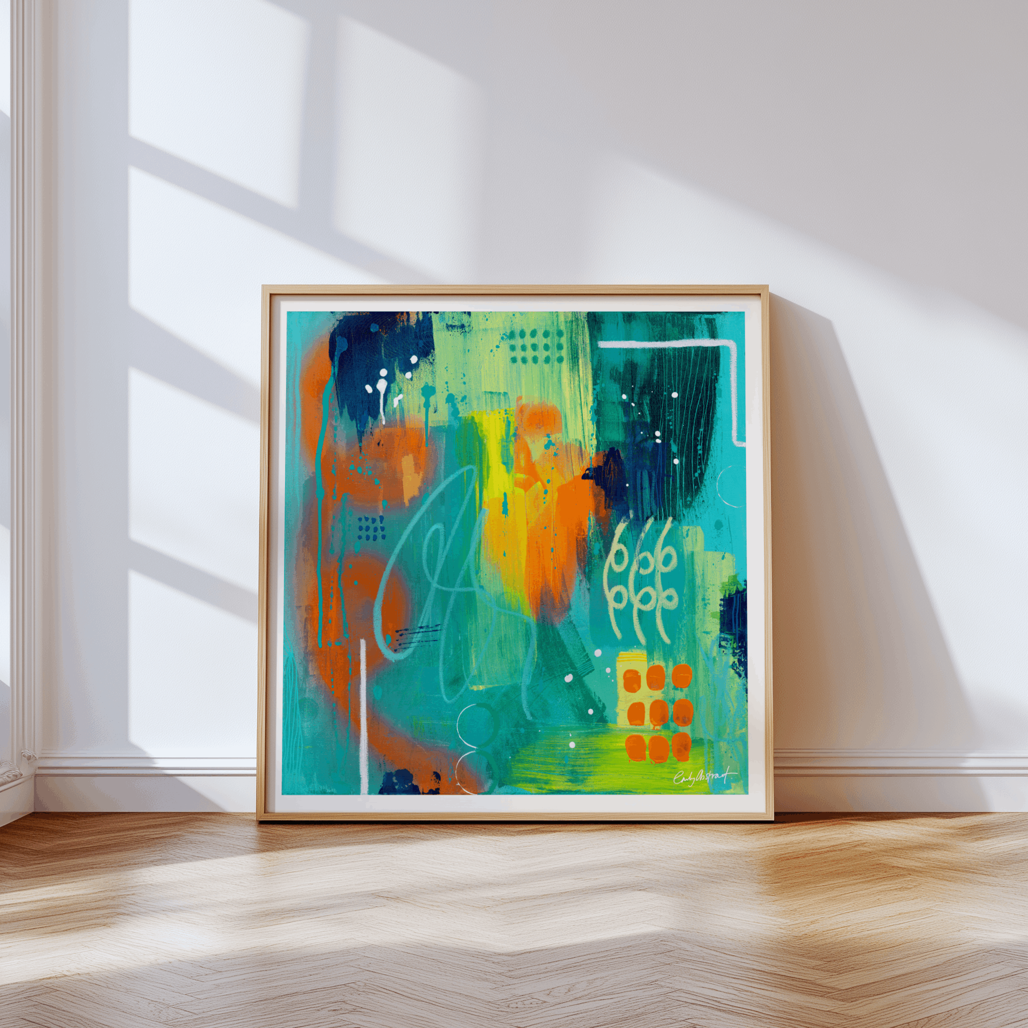 Neon Embers Limited Edition Giclée Print