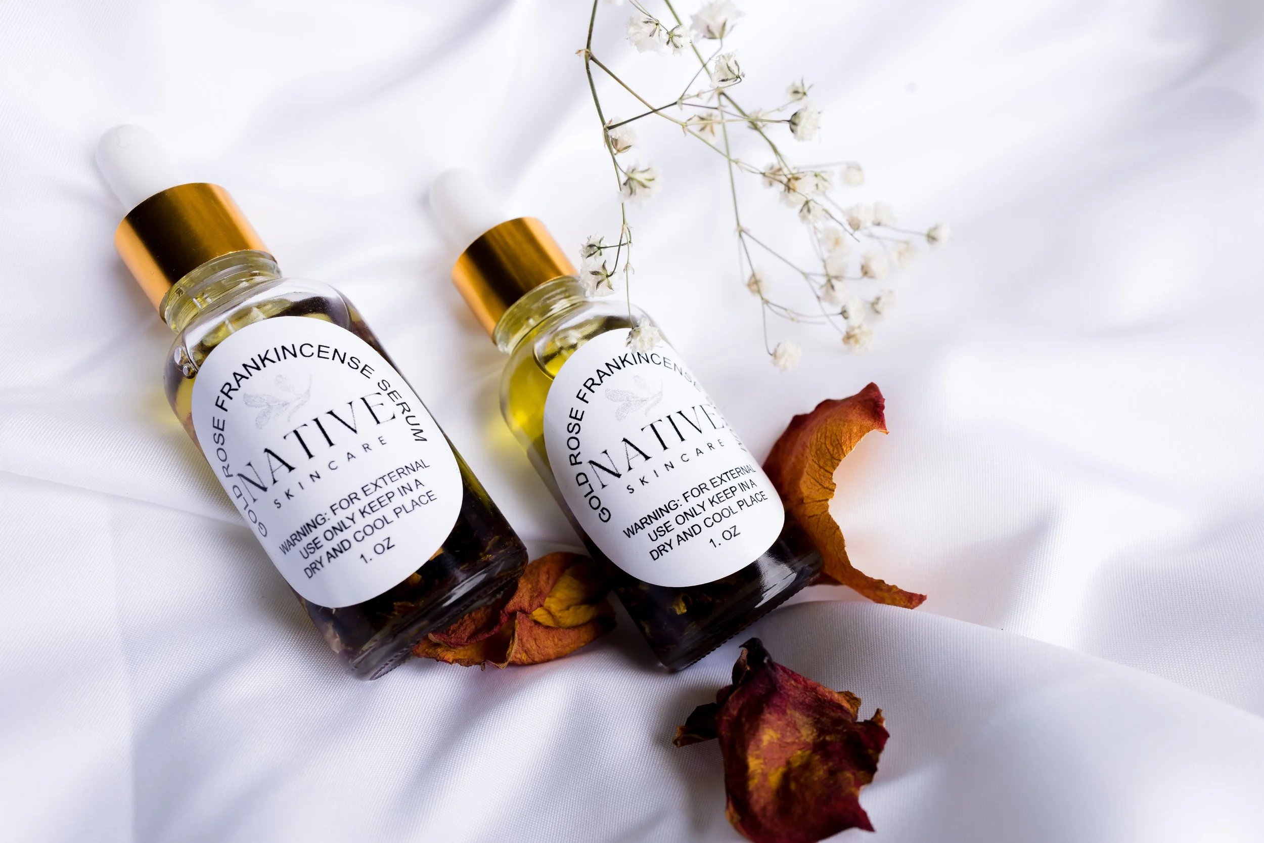 Gold Rose Frankincense Serum