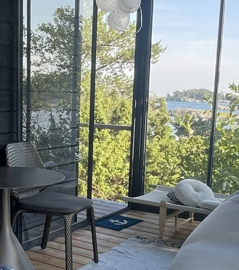 Relax and Unwind in the Summer Kitchenette
