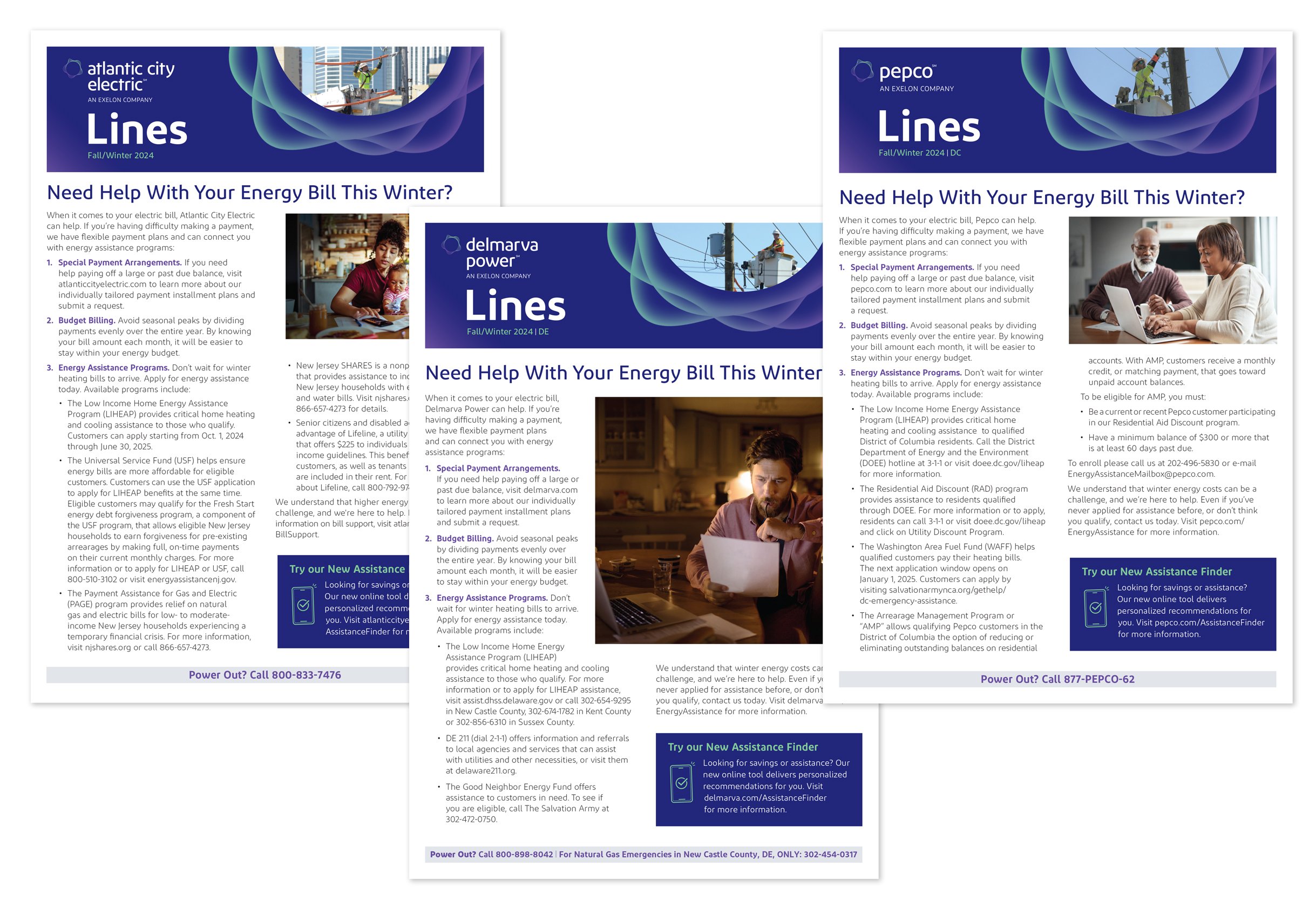 Quarterly Newsletter inserts | Pepco Holdings