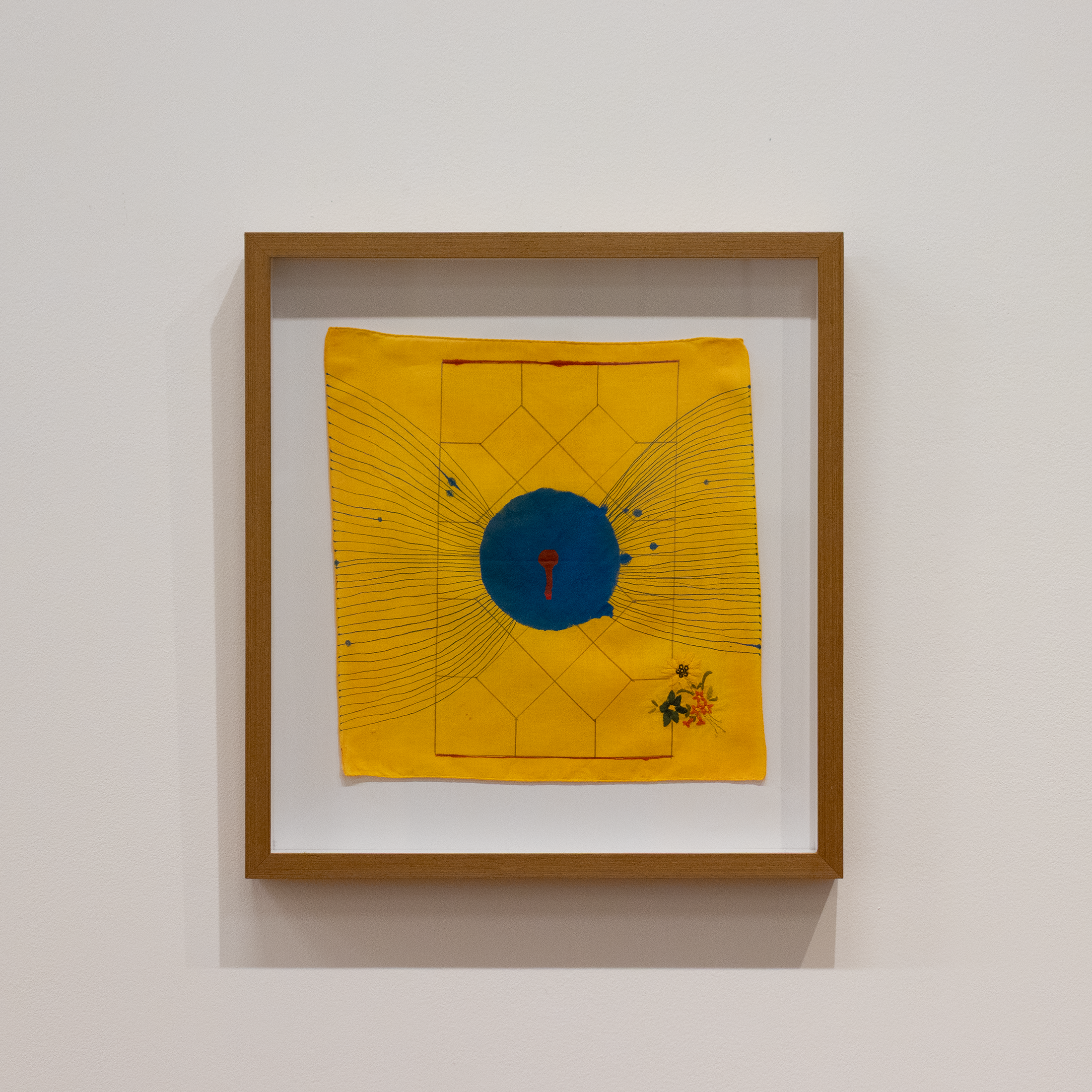 Adalgisa Campos I
Desenho Cosmográfico (Lencinho 26), 2025 I
Acrílica e grafite sobre lenço I
28 x 28 cm (sem moldura)
