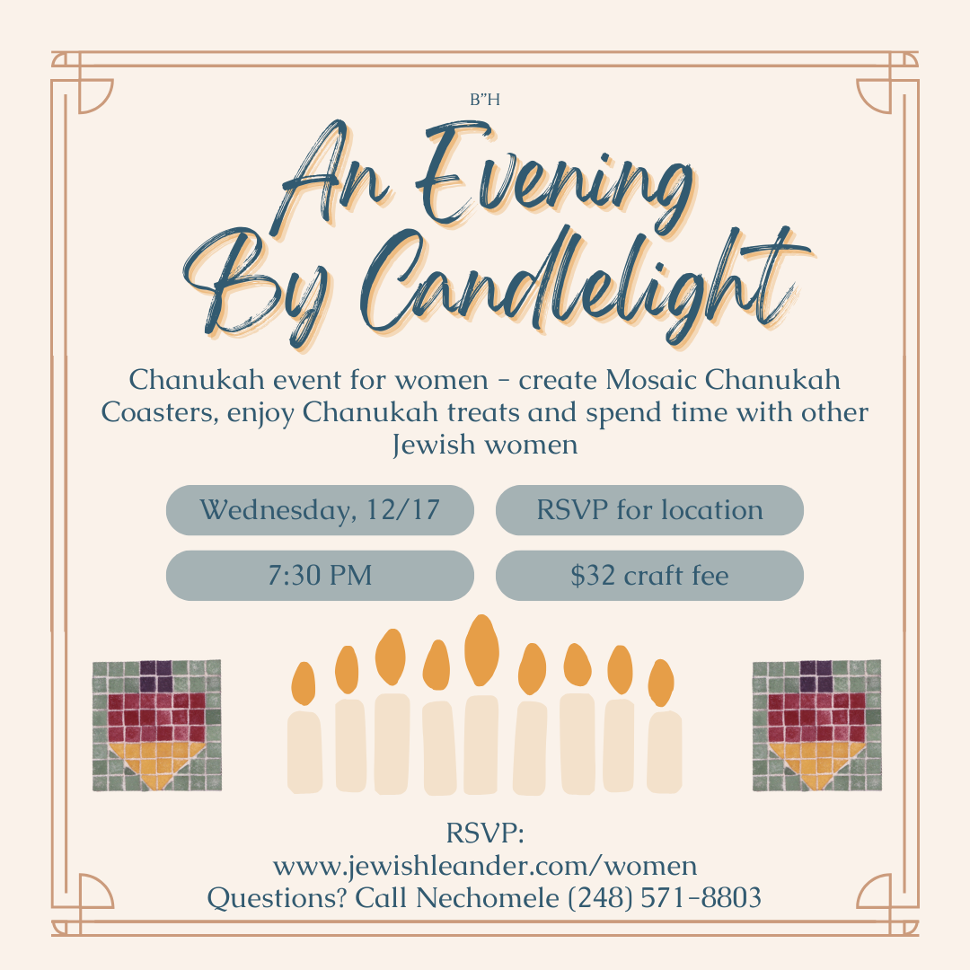 Beige and Dark Blue Watercolor Bordered Floral Hanukkah Online Invitation Instagram Post (3).png