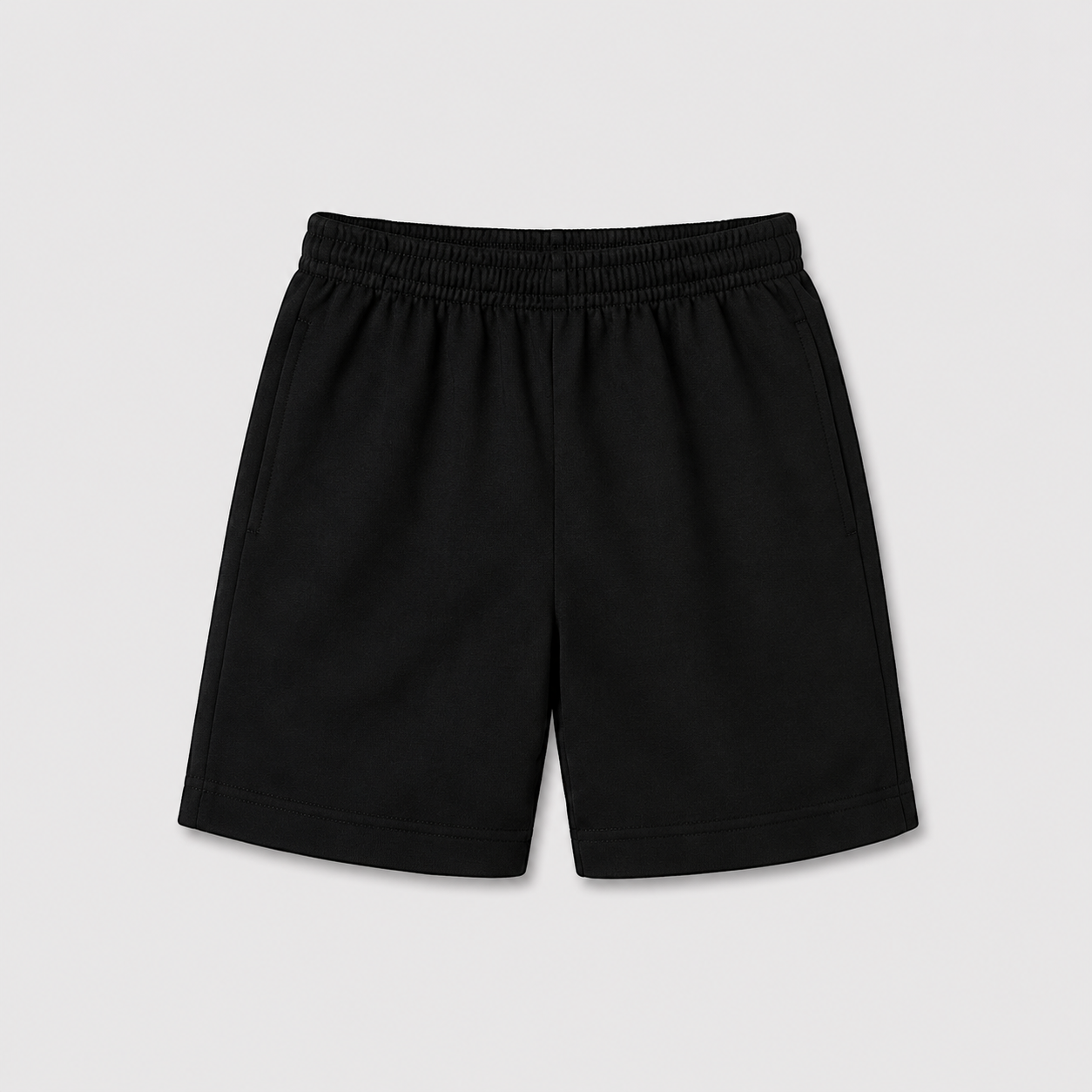 Black sports shorts