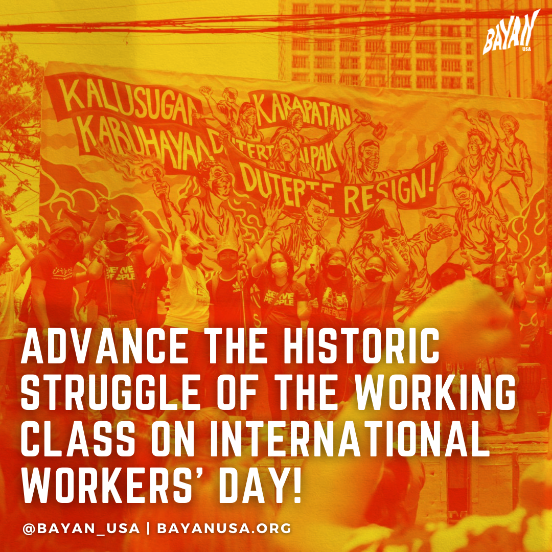 Advance the Historic Struggle of the Working Class on International Workers’ Day!