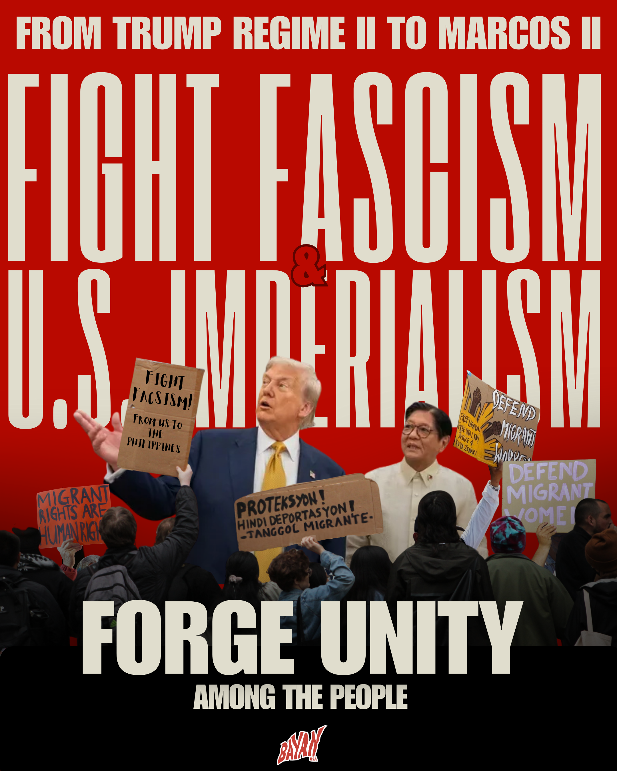 From Trump Regime II to Marcos II: Fight Fascism &amp; U.S. Imperialism! Forge Unity among the People! 