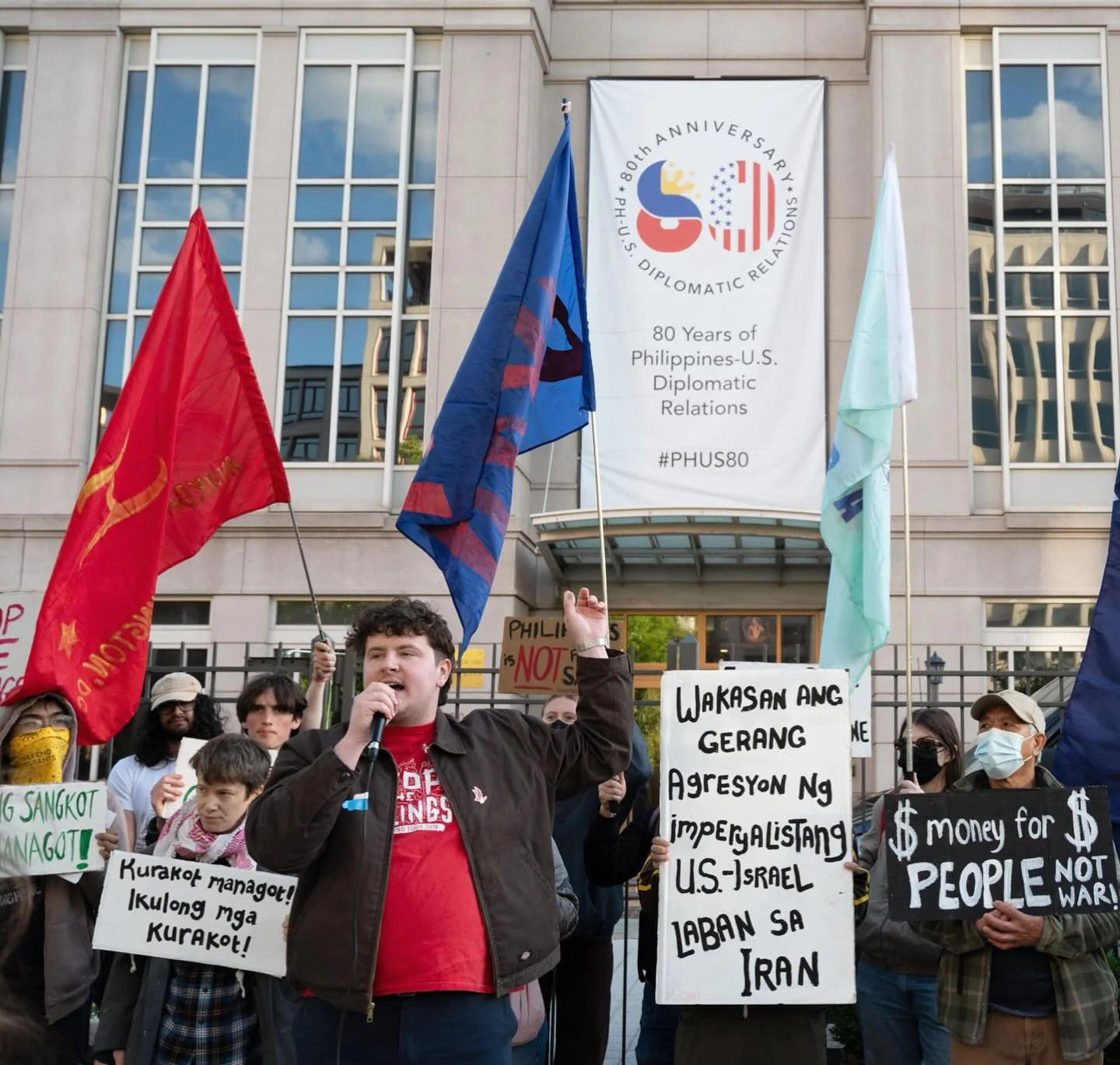 A betrayal of national interests: Filipinos are joined by a global movement demanding a stop to the Balikatan Exercises amid crisis and war in the Middle East

U.S.A. - To mark the start of the annual Balikatan or &ldquo;shoulder-to-shoulder&rdquo; w
