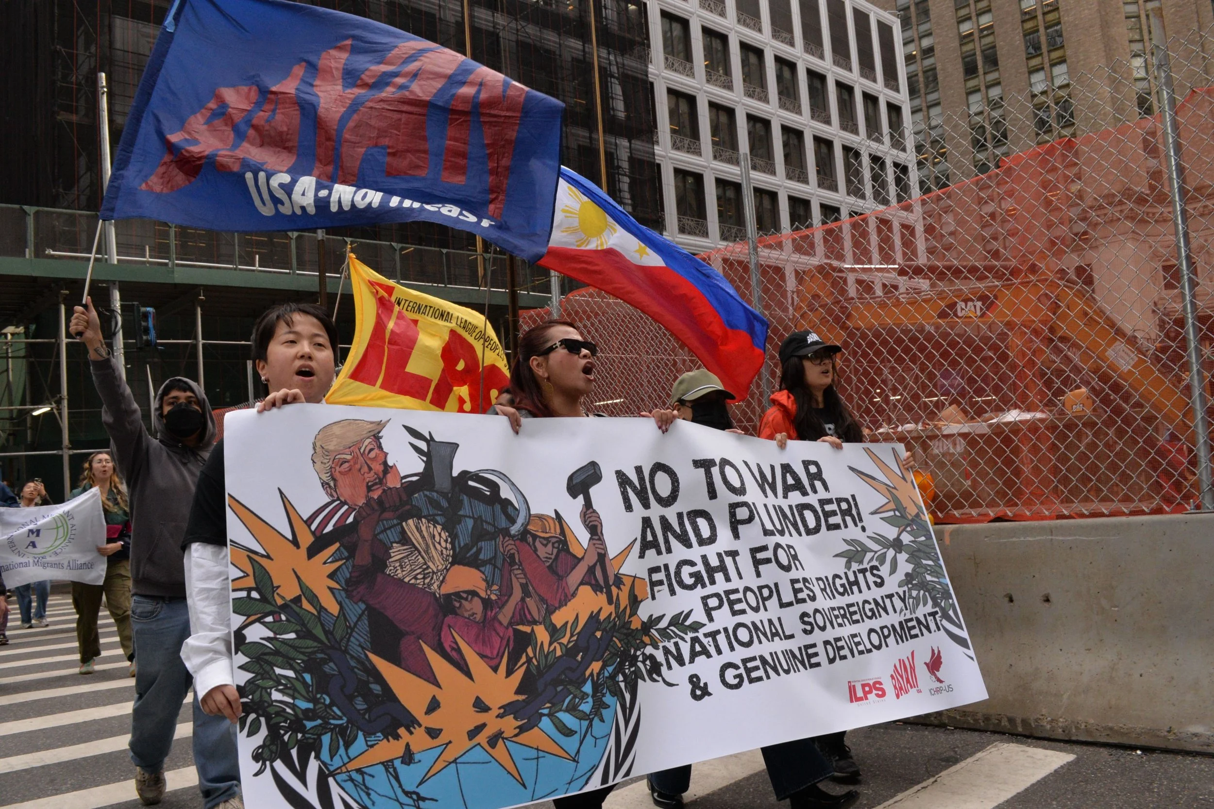 PRESS RELEASE: People's Organizations from across the U.S. challenge Trump after his speech at the 81st UN General Assembly, denounce his threat to "annihilate" Iran and reasserting "American power"