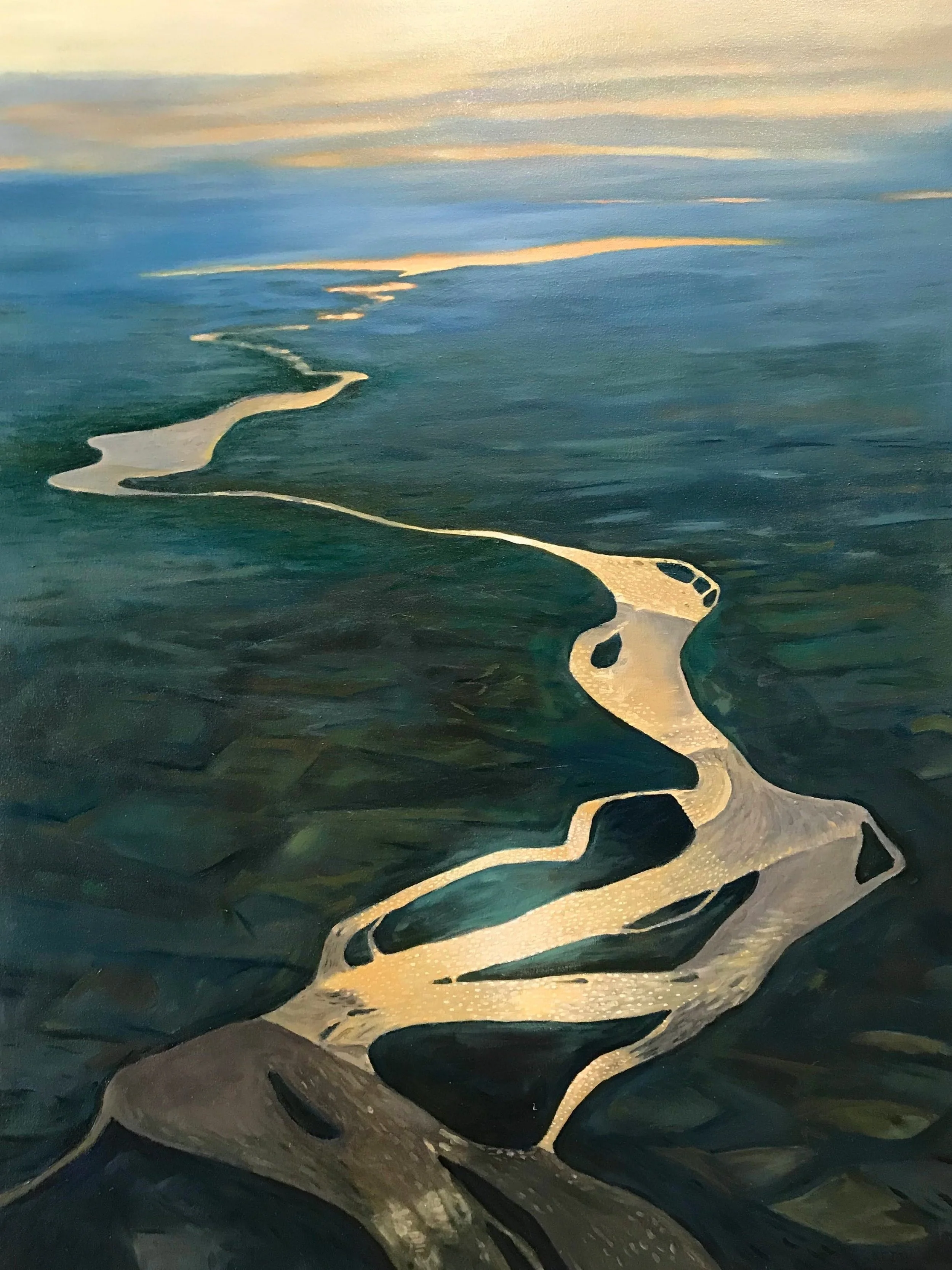 River From a Plane