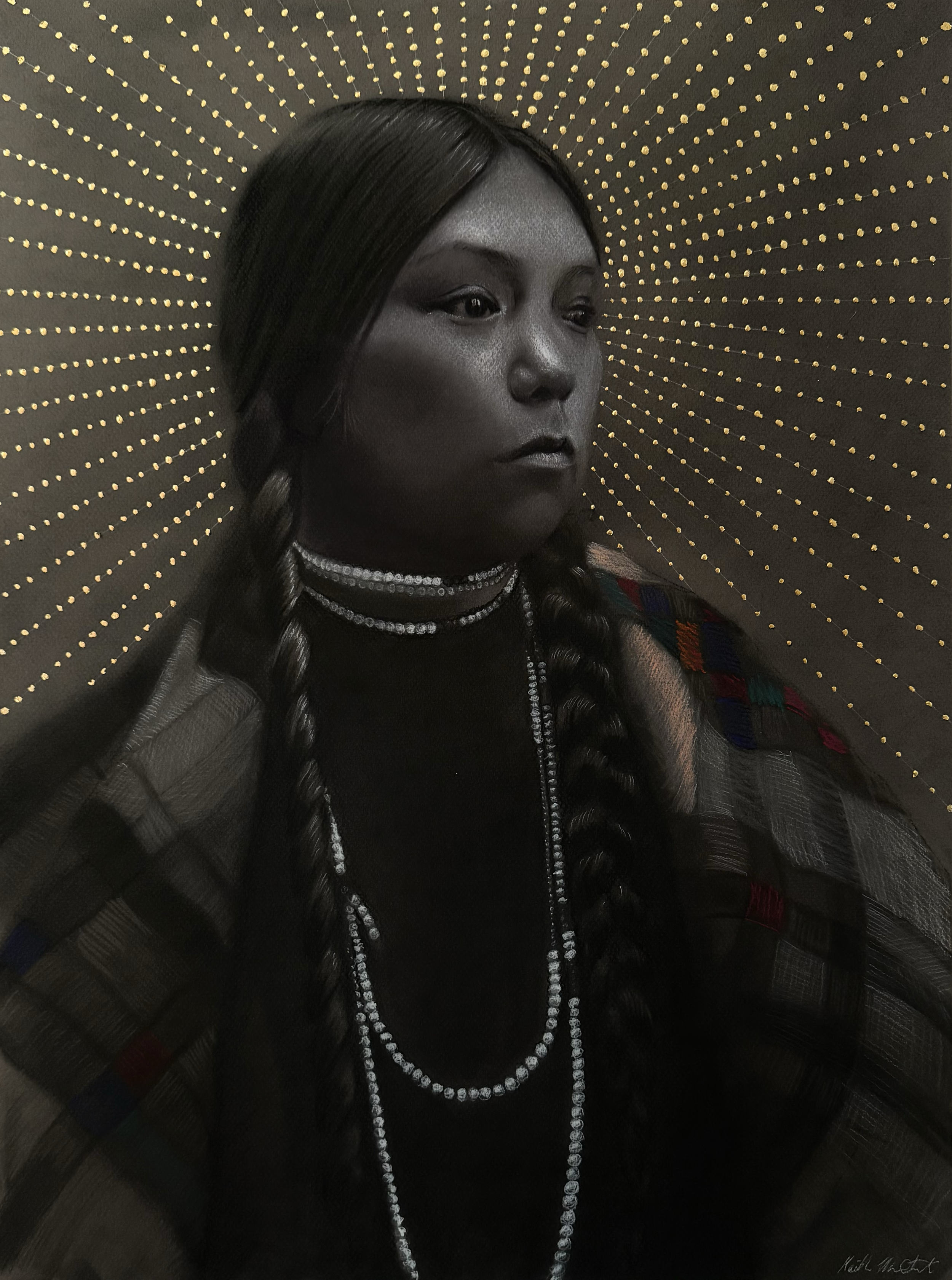 Colored Shawl