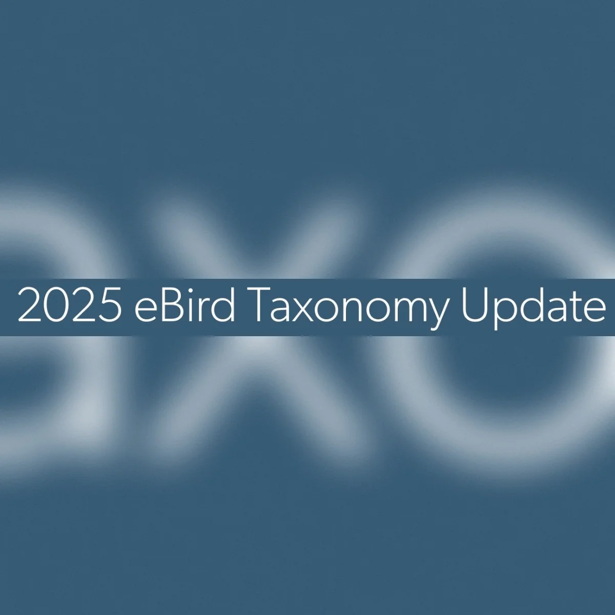 2025 Taxonomy Update Completed