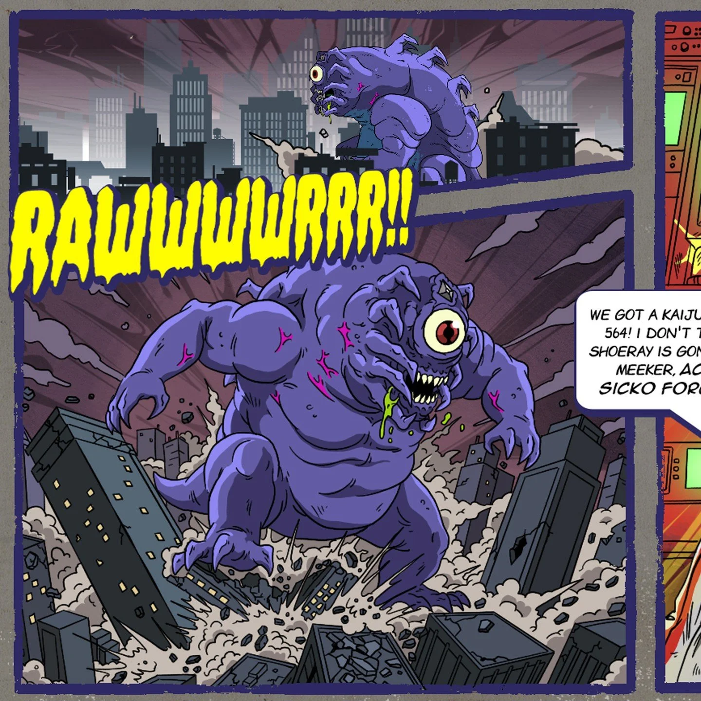 Kaishoes are invading the city! Khorvar lands in Sector 564. Coming SOON!

#kaishoes #sickozshoes #kaiju #kaijushoes #toycollector