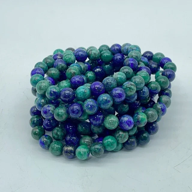 Bracelet Malachite and Lapis Lazuli