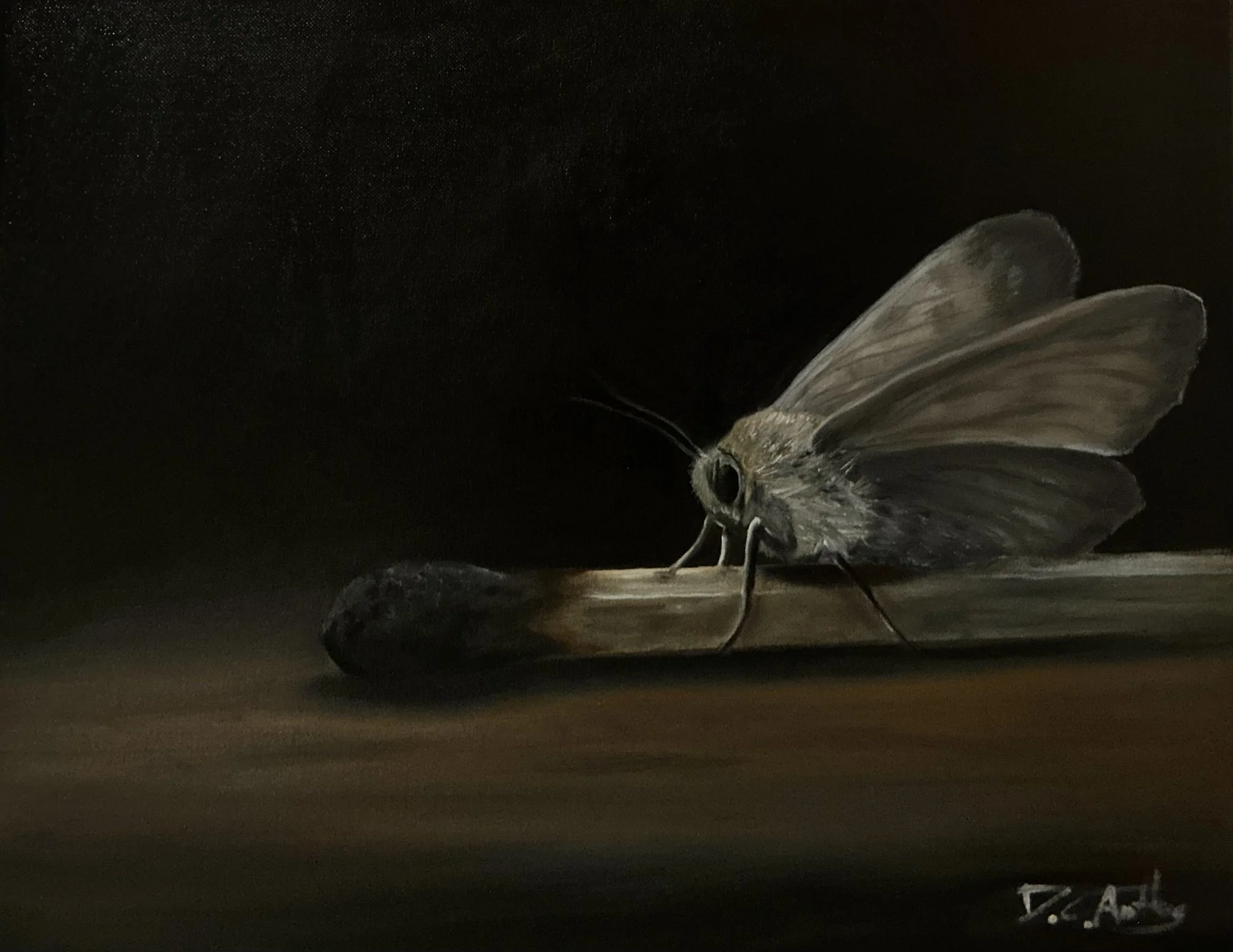 Too Late - $400 - 
20x16 Framed