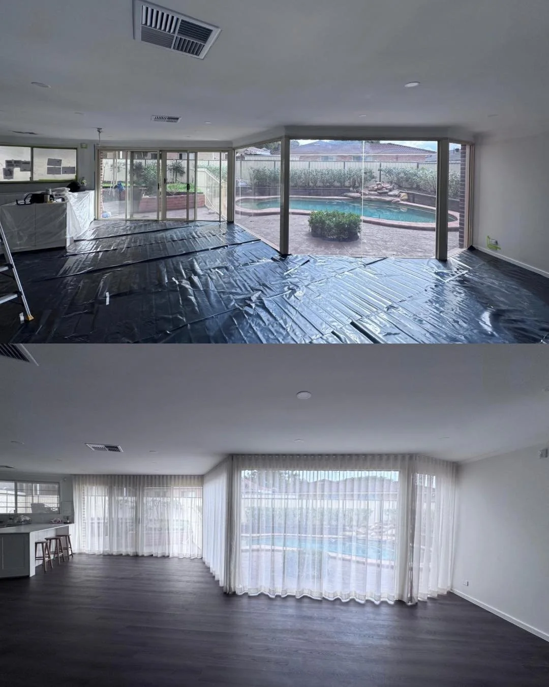 A little sneak peek at one of our latest projects! 👀

From beautiful floor-to-ceiling sheer curtains to custom Roman blinds, this home has had a stunning finishing touch with its new window furnishings.

We&rsquo;ve got plenty more to show you from 