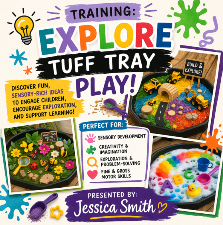 Explore Tuff Tray Play/ Thursday, May 21st/ 6:30-8:30 PM