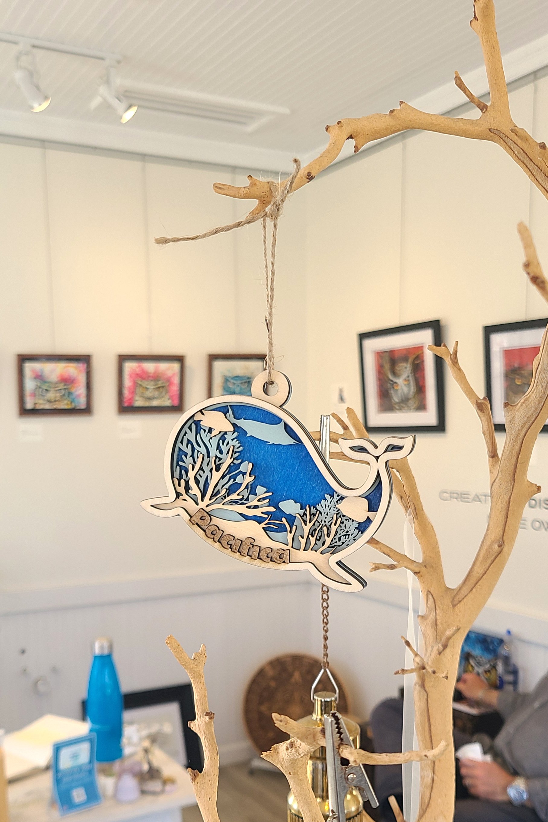 Pacifica Whale Ornament
