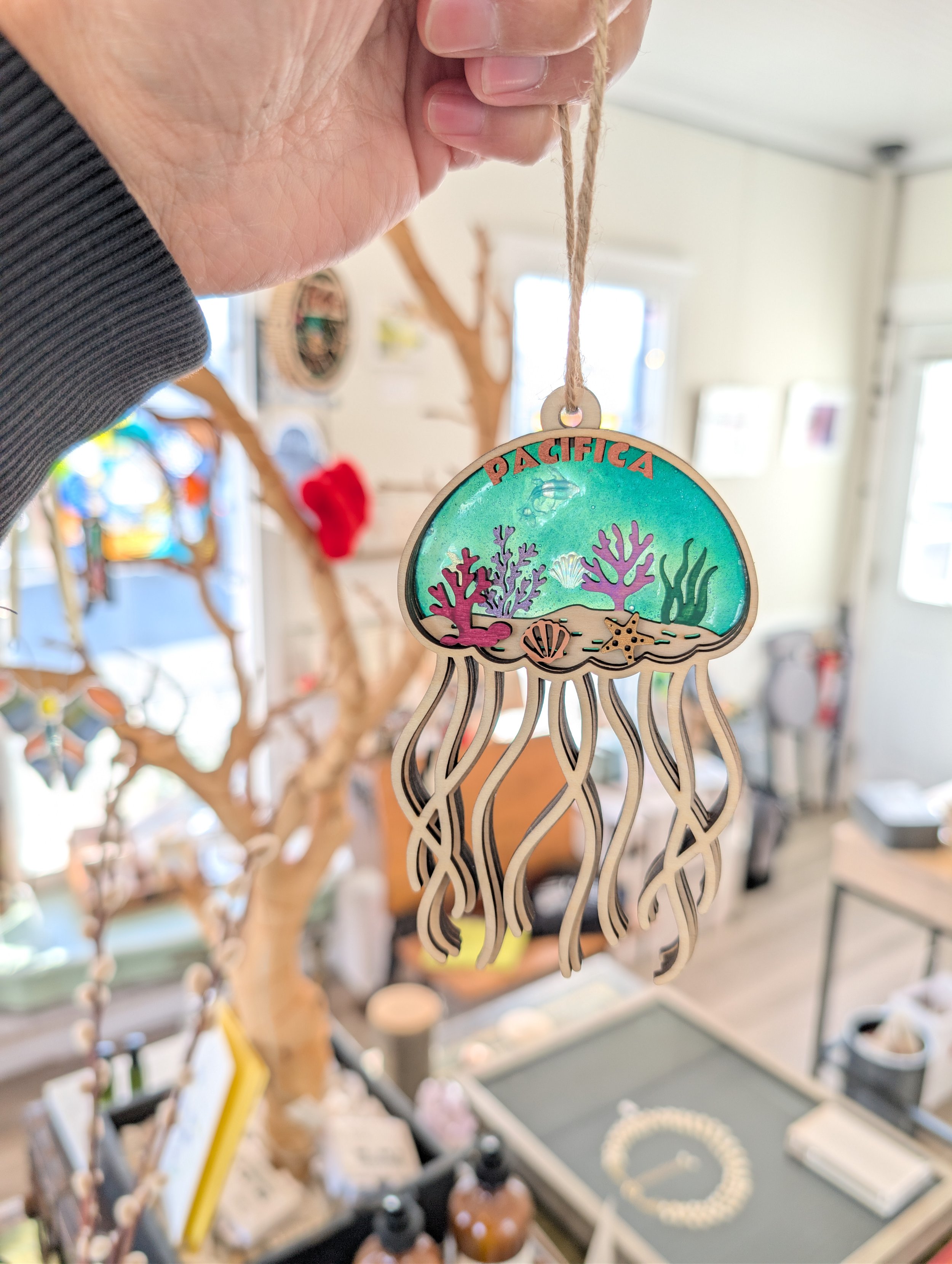 Pacifica Jellyfish Ornament