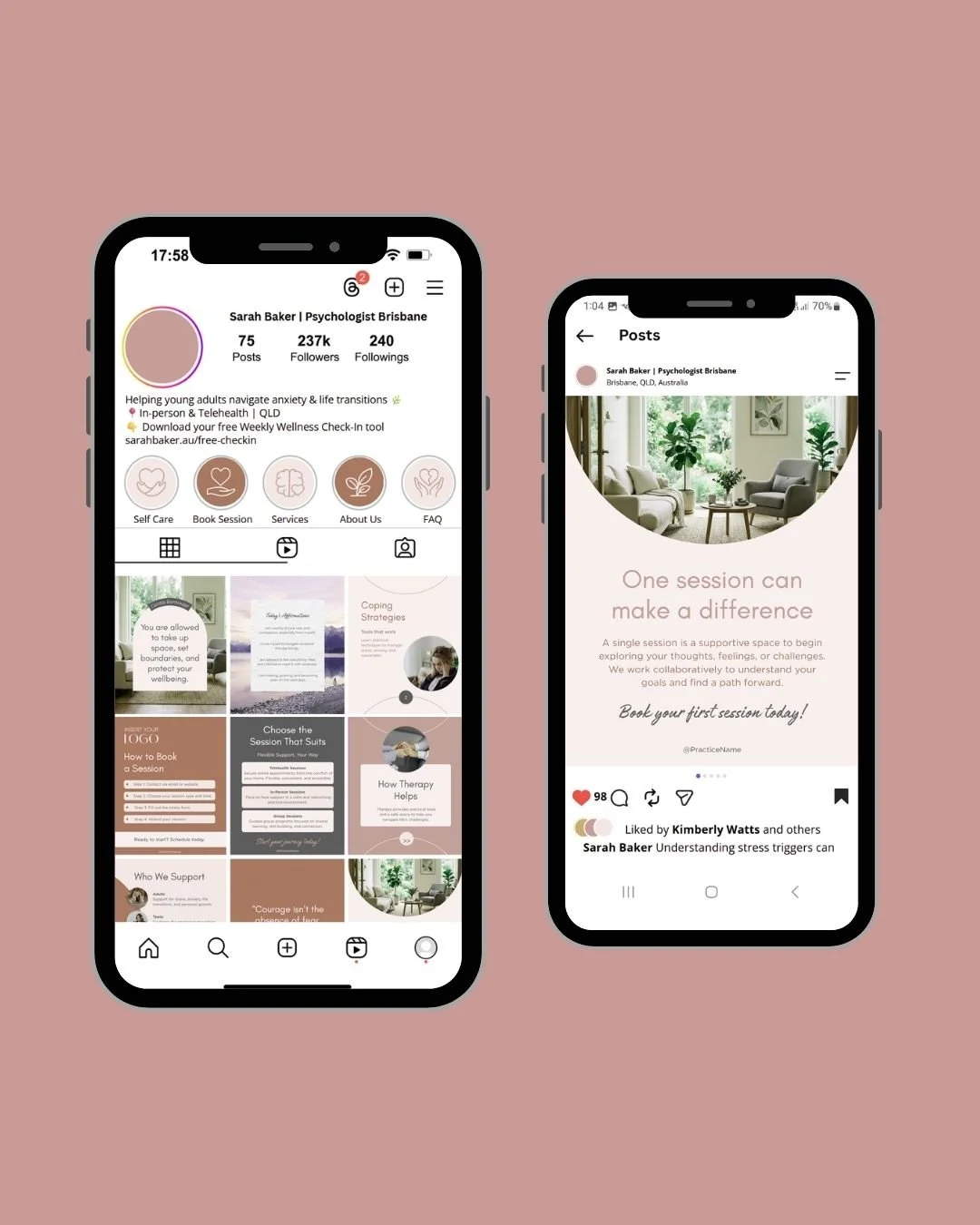 The Mental Health Launch & Social System for Therapists, Psycholgoists & Counsellors in Australia - Lilaco Designs