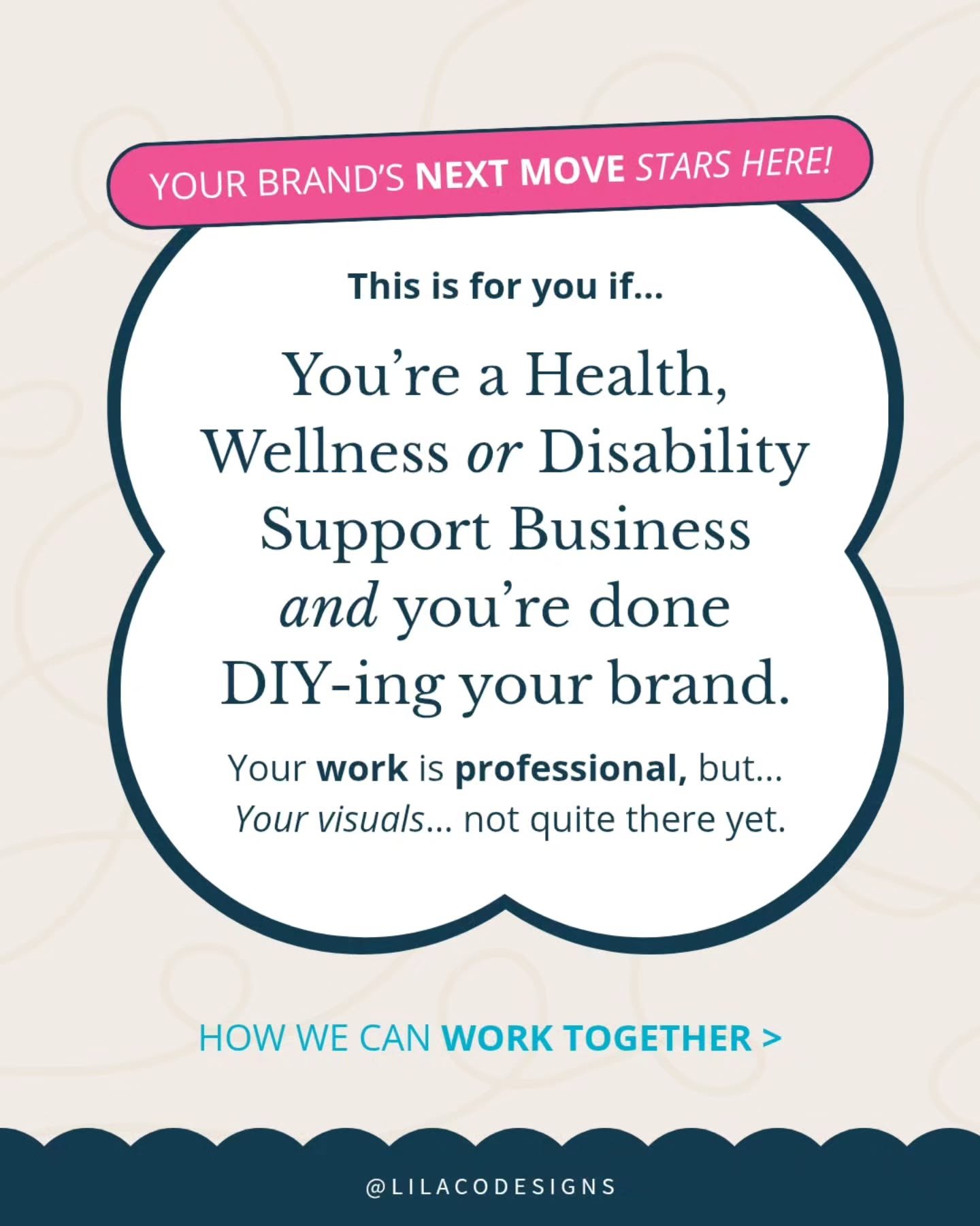 Building Brands that Nurture Healing 🌱 &amp; Happiness. 

❌️ No more DIY chaos. 
❌️ No more explaining your services over and over. 

✔️Just a brand that feels aligned, professional, and confident. 🌿 

💡 Want to see how we can grow your brand toge