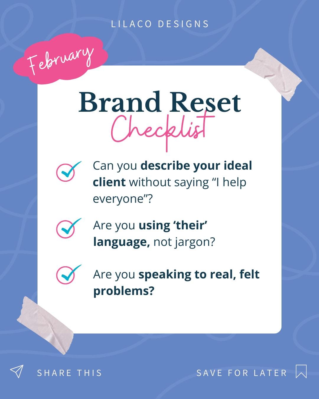 A little February alignment check? 🌿
Before the month gets away from us, I&rsquo;m doing a quick audience audit. In the wellness and disability space, our "who" changes as we grow.

If things feel a bit 'sticky' lately, run through these:
