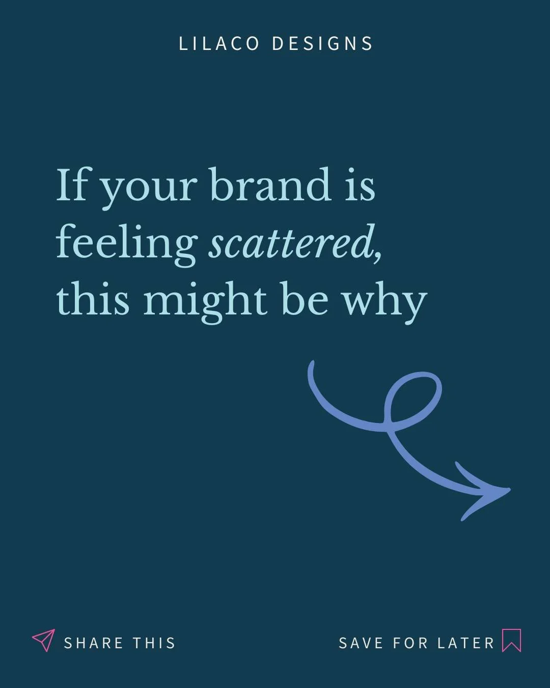Consistency isn&rsquo;t optional,  it&rsquo;s the shortcut to client trust. ✅

It&rsquo;s not just about a &ldquo;cute&rdquo; logo or pretty colours.

Ask yourself are you...
❓ explaining what you do over and over
❓ hesitant to share your website or 