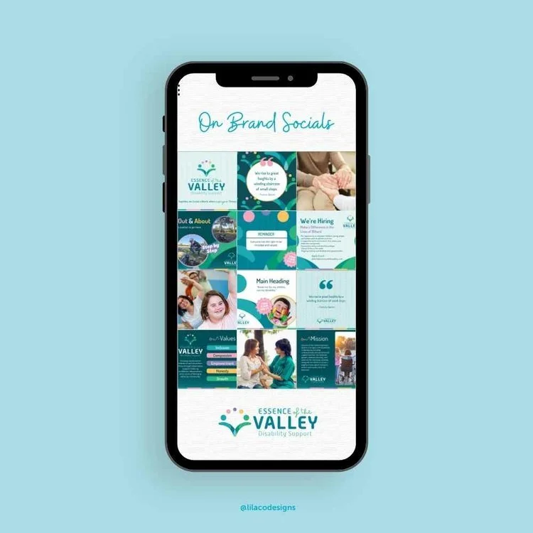 NDIS Logo and Brand Identity Design fro Essence of the Valley Disability Support Australia