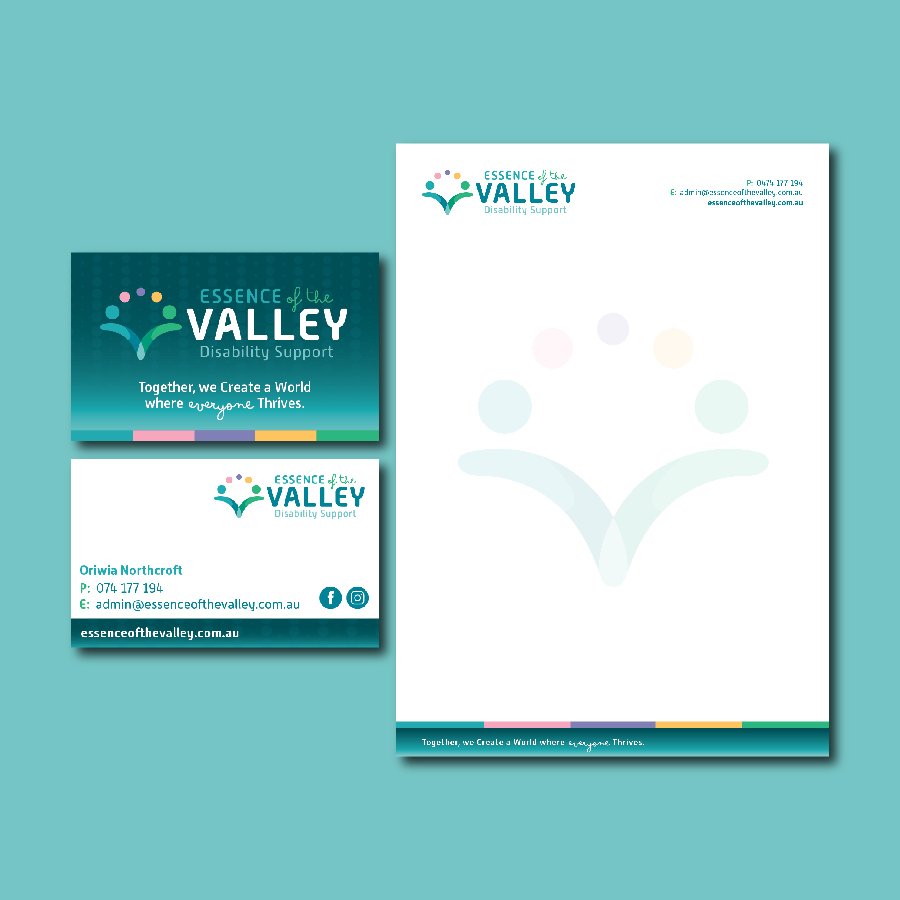 Graphic Design, Brand Design Stationery Design by Lilaco Designs for Disability Support Services