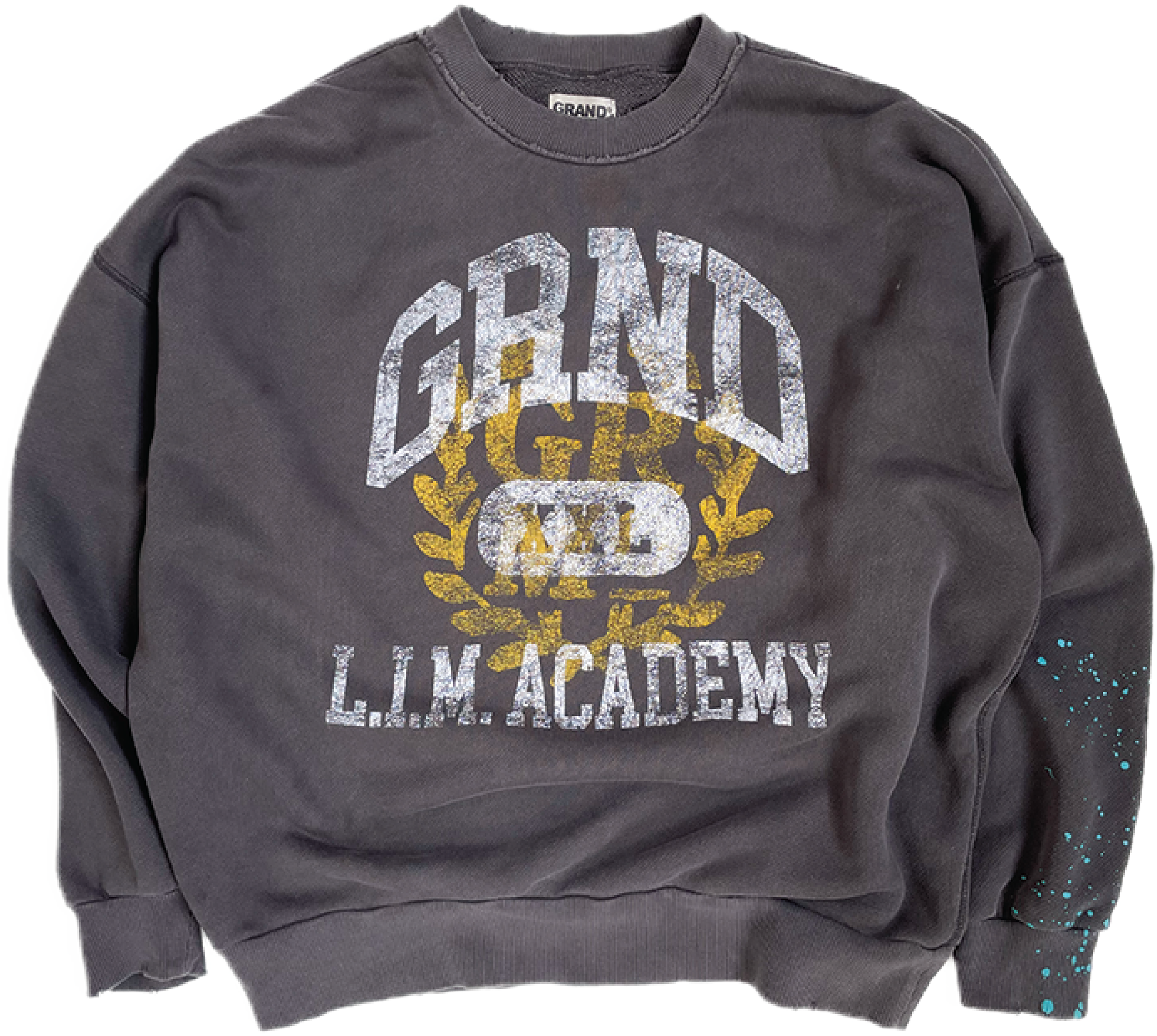 Collegiate Crewneck Vintage Black