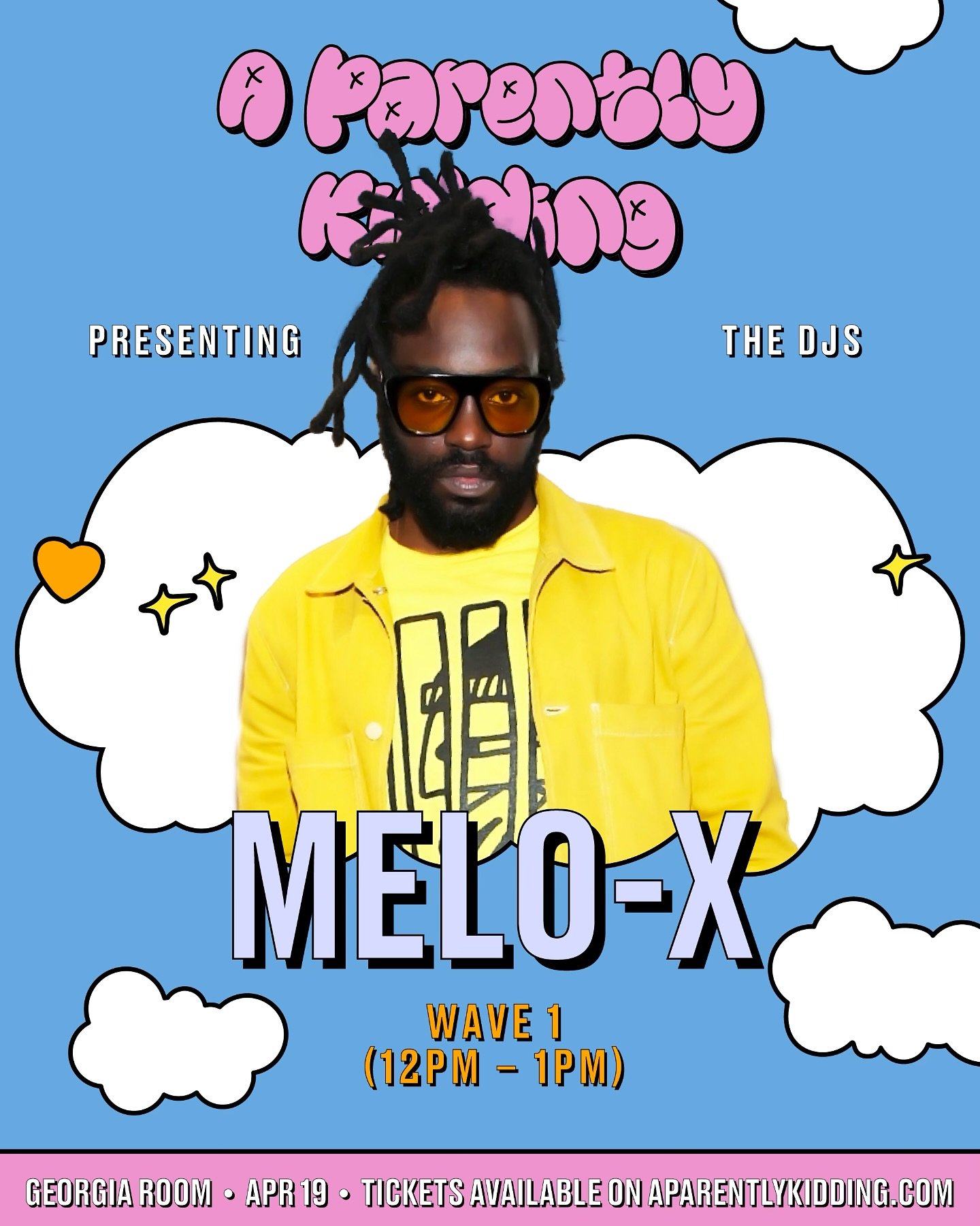 Introducing our WAVE 1 DJ @meloxtra who is also a super talented writer and producer who has worked with the greats like @beyonce, @amine and more! Also&hellip;he&rsquo;s a dad! 

Get tickets to see him at WAVE 1 this Saturday on April 19th!