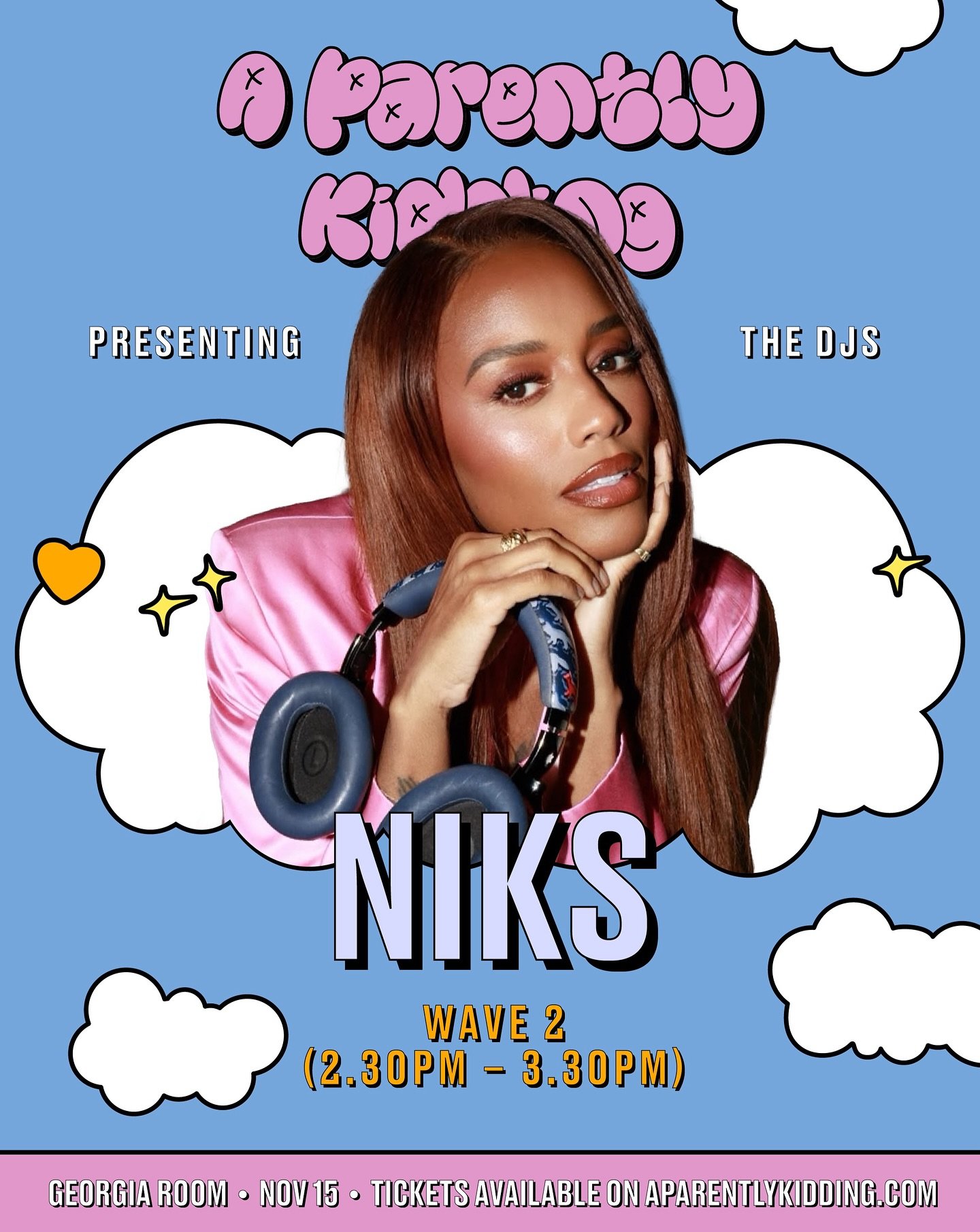 Get your tickets to WAVE 2 (1:30pm to 3:30pm) to see the gorgeous and talented @niks.nyc who spins worldwide for top clubs and clients! 

📆Saturday, November 15th
@georgiaroomnyc 

🎟️TICKET LINK IN BIO

⏰SELECT PREFERRED TIME FRAME:
WAVE 1: @youngw