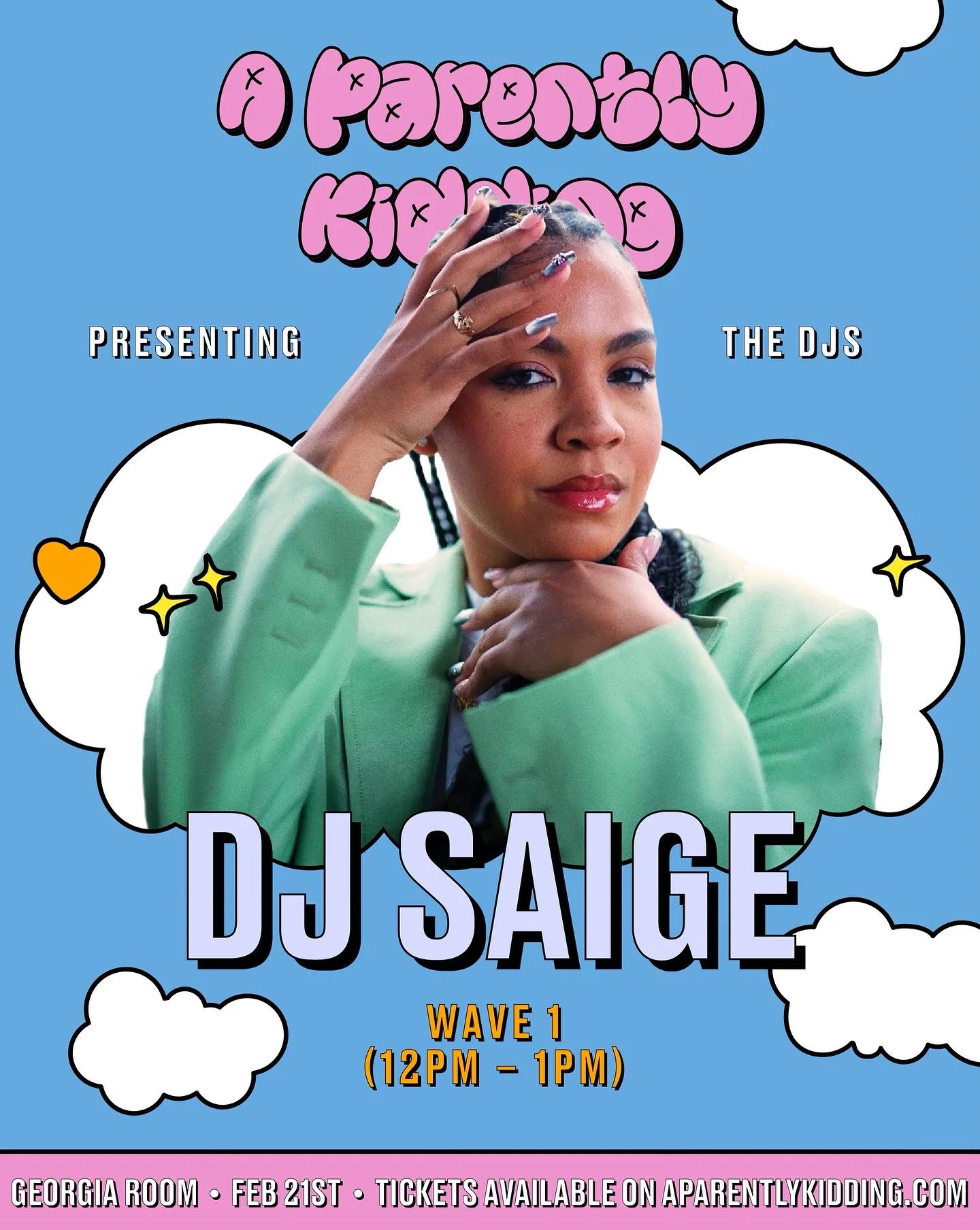 Join us for WAVE 1 (11am to 1:30pm) with @djsaige. She is a world famous DJ and viral remix producer of the @coileray hit &ldquo;Players&rdquo; feat. Busta Rhymes. GET YOUR TICKETS NOW! LINK IN BIO.