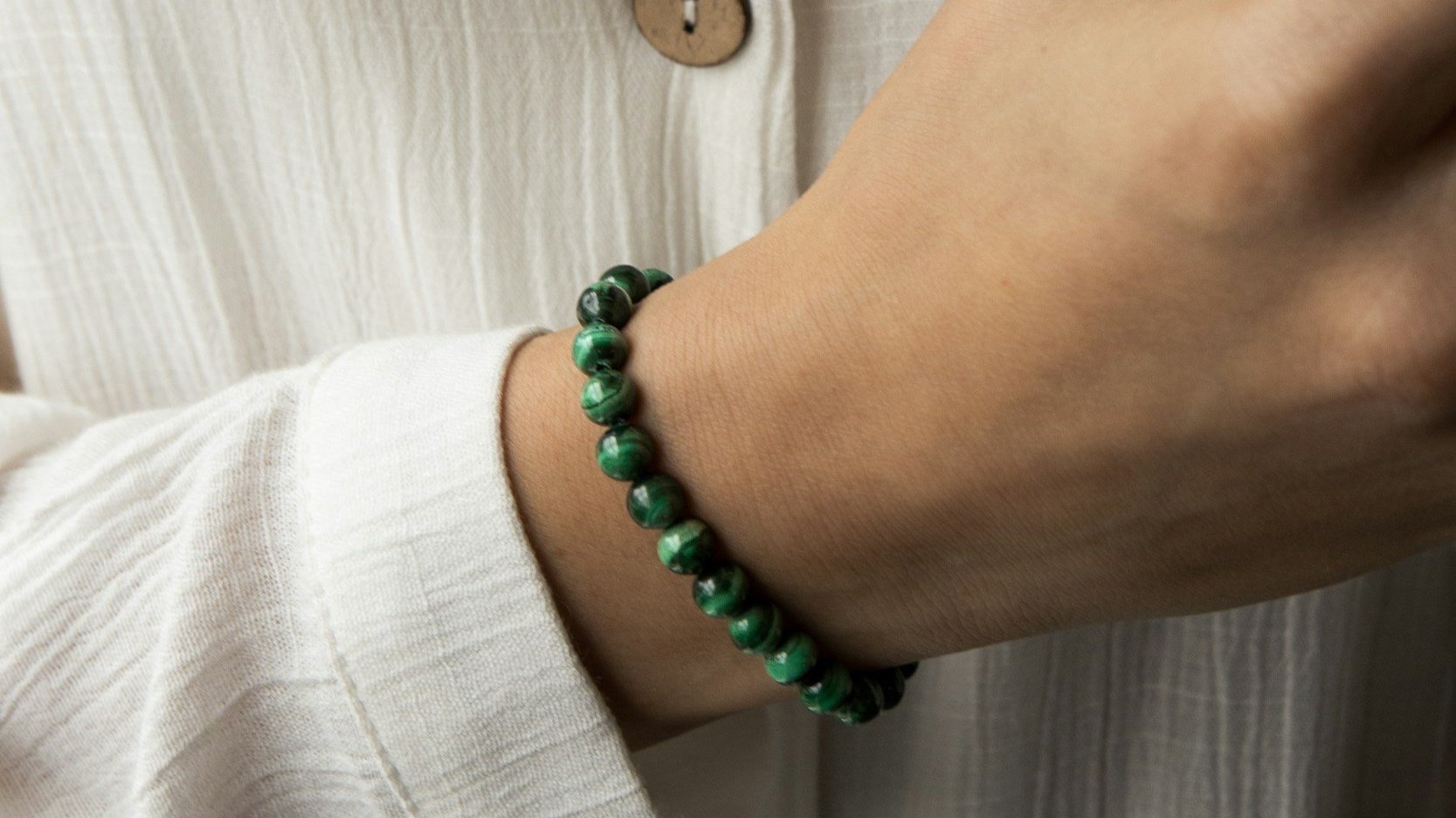 bracelet on arm