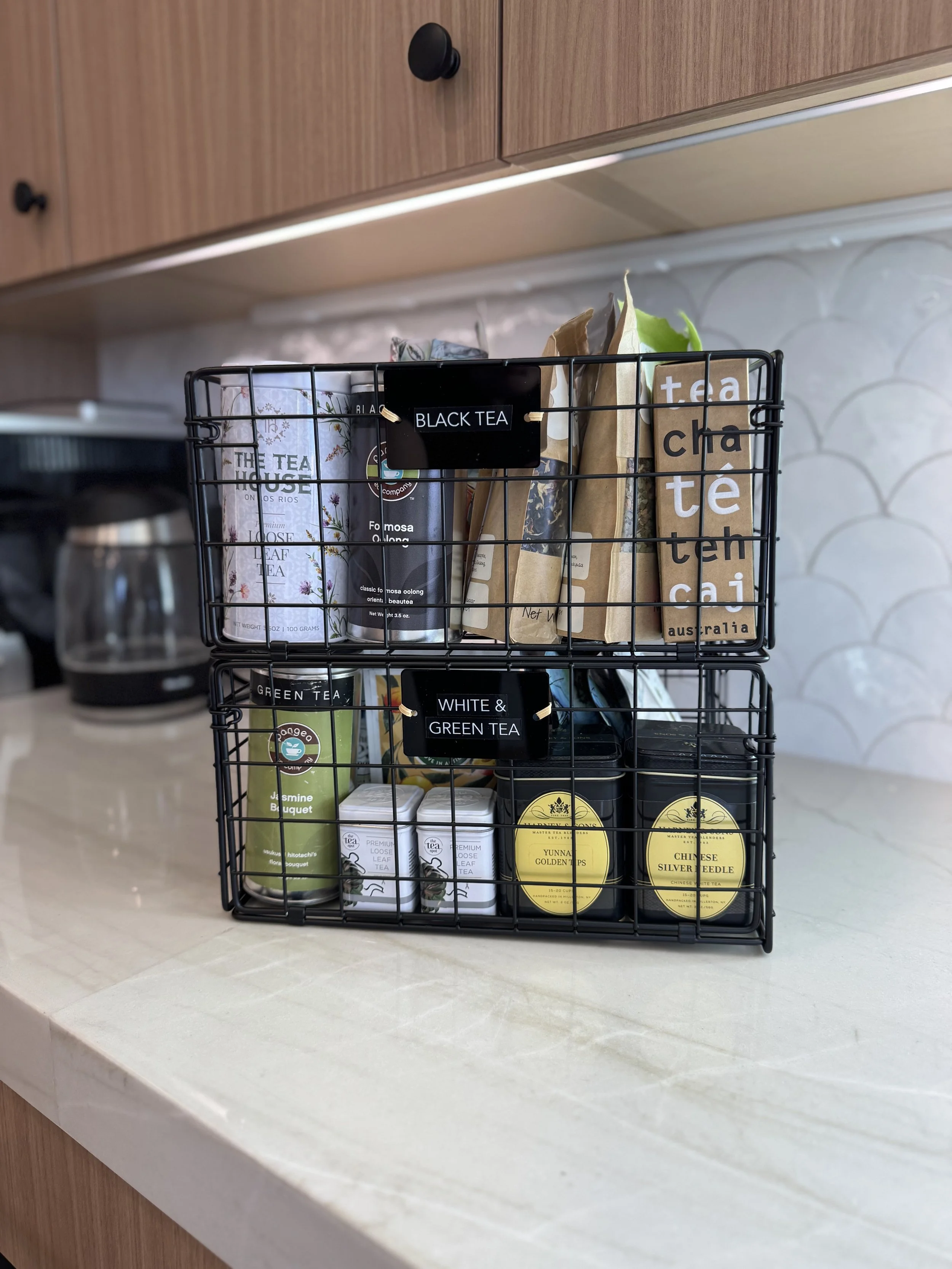 boxes of tea